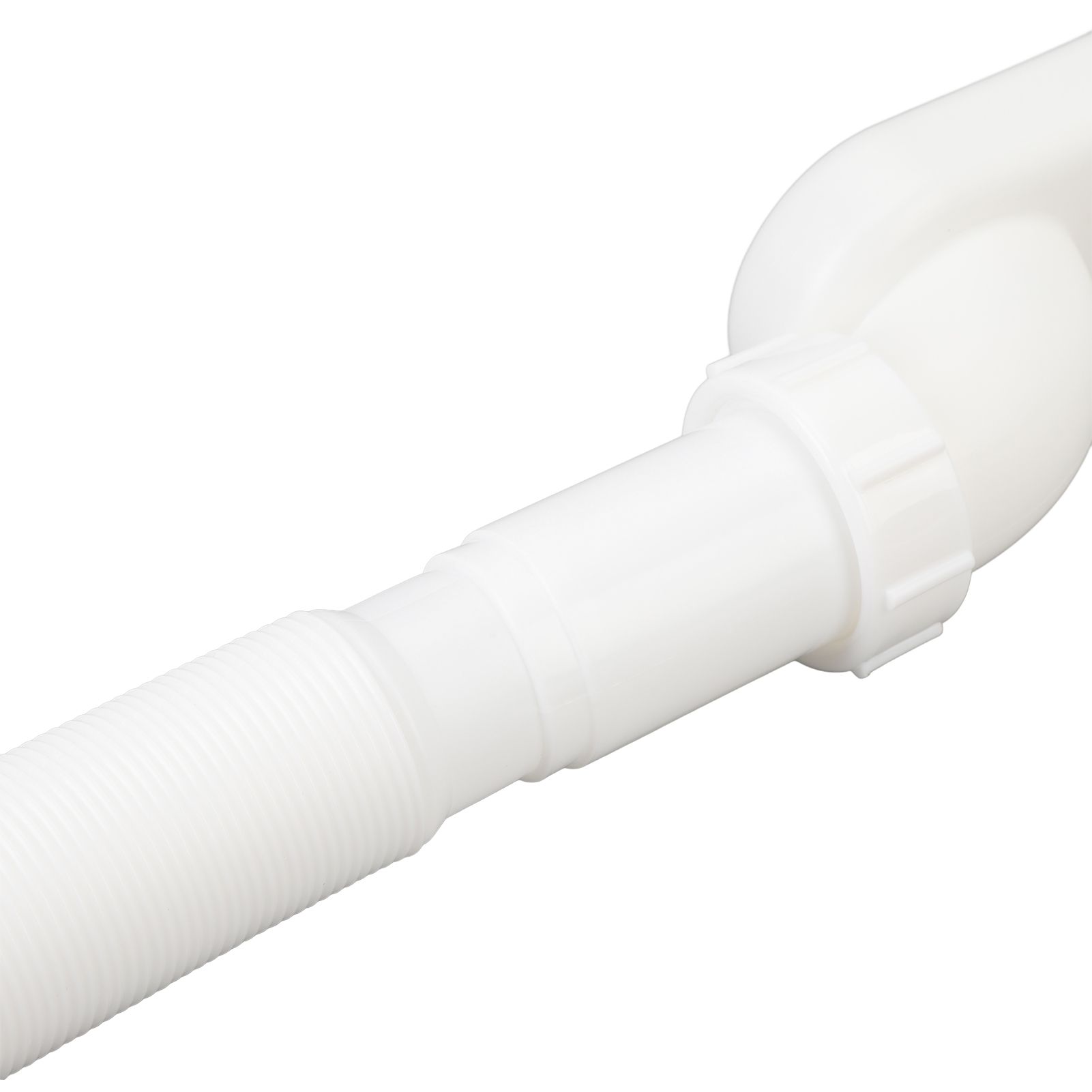 Bathtub Shower Drain Pipe PVC 1 1/2 P Type Expandable Odor Prevention Drainage view 2