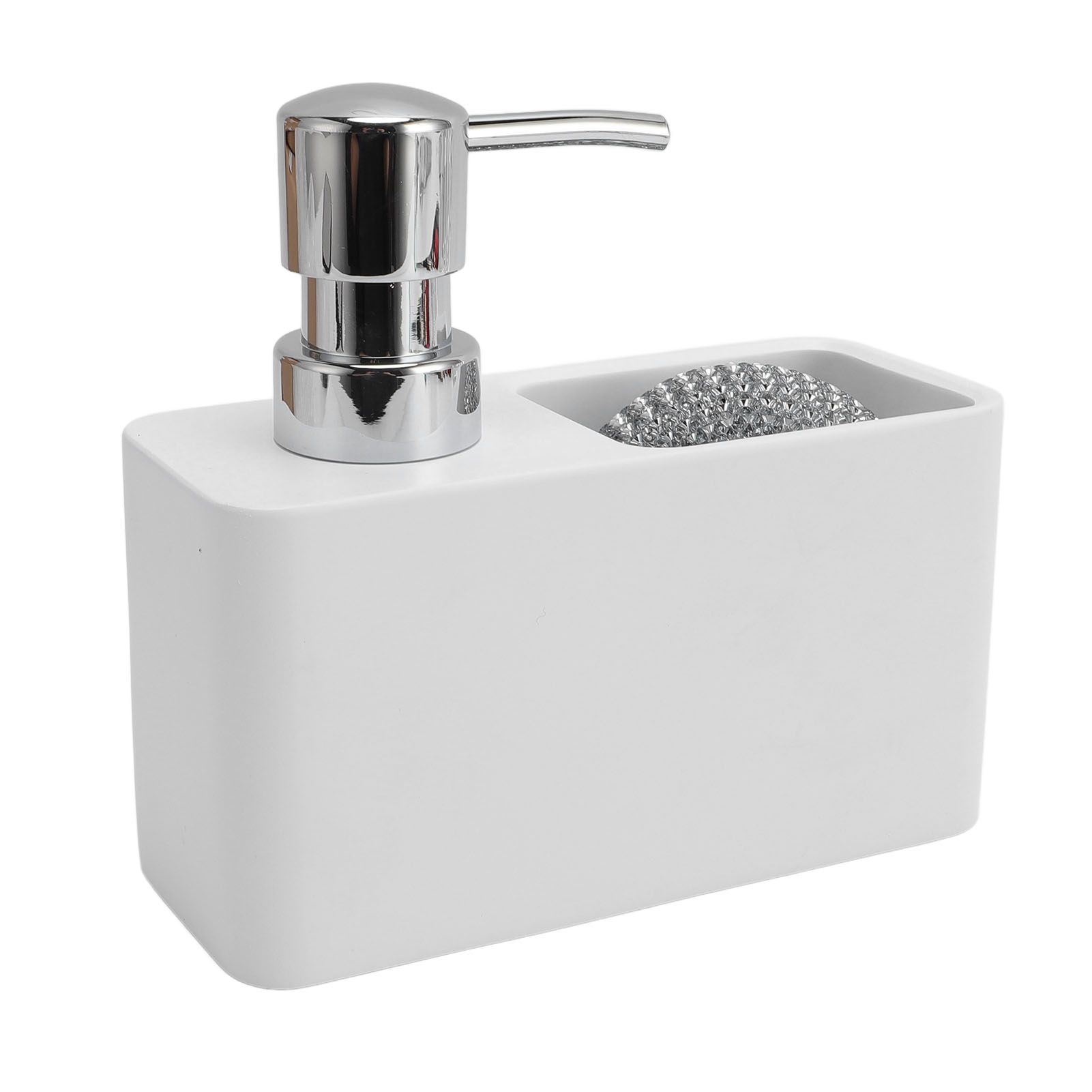 Dish Soap Dispenser Resin ABS Kitchen Liquid Soap Dispenser with Dish Brush view 5