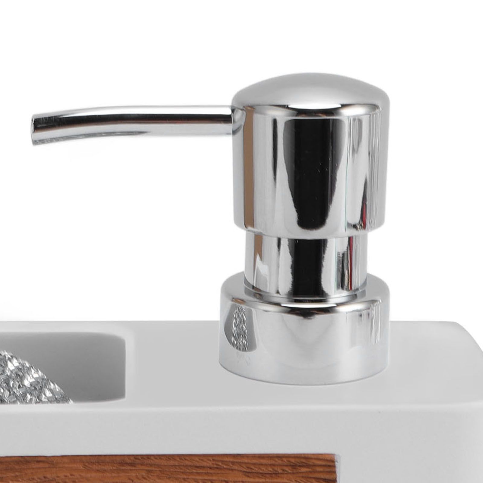 Dish Soap Dispenser Resin ABS Kitchen Liquid Soap Dispenser with Dish Brush view 7