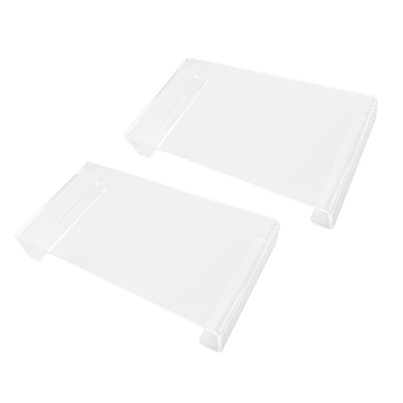 2PCS Acrylic Stand Polished Edges Multipurpose Acrylic Display Riser for view 5