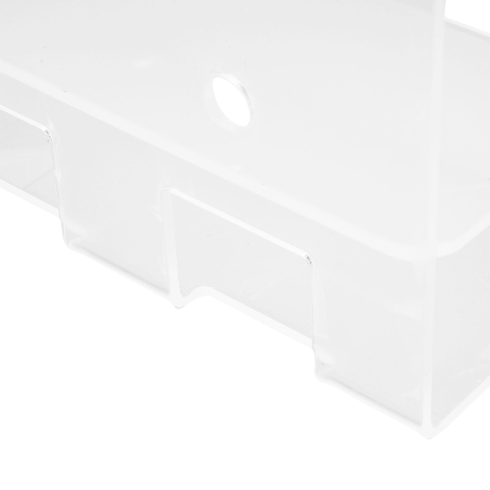 Adhesive Toothbrush Holder Wall Mounted Acrylic Toothbrush Storage Organizer view 2