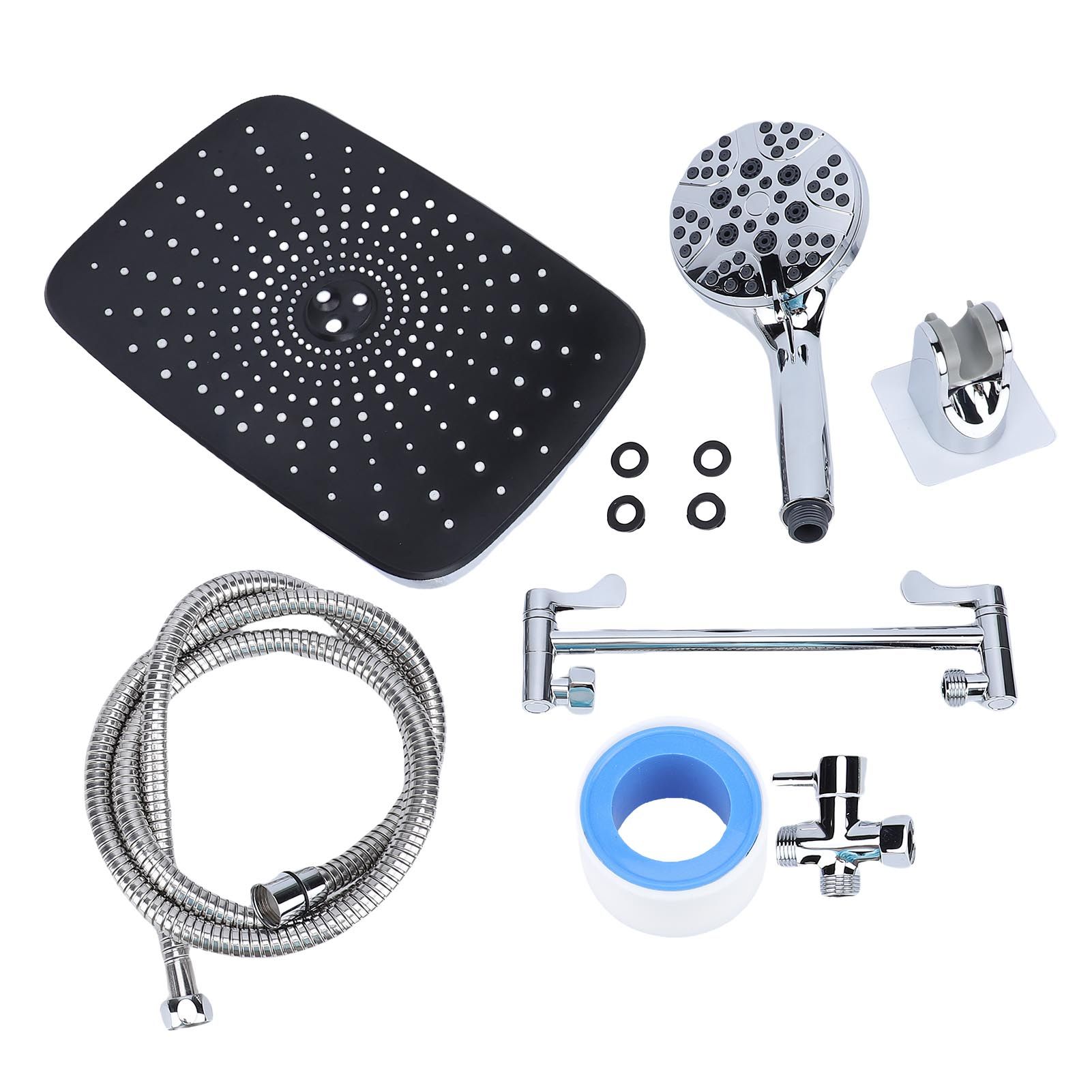 Showerhead Combo Stainless Steel 12 Inch Rain Shower Head with Adjustable view 3