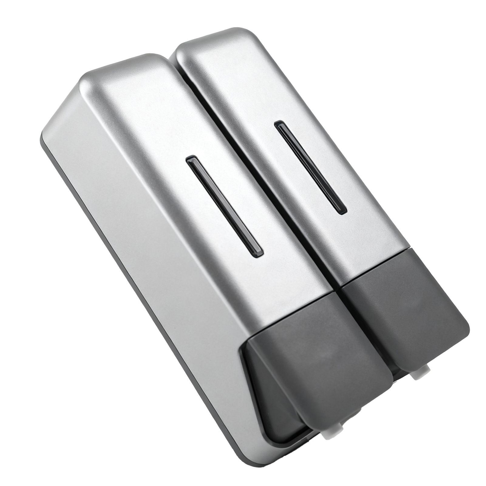 2 Chamber Shower Soap Dispenser Wall Mounted Shampoo Dispenser for Bathroom view 5