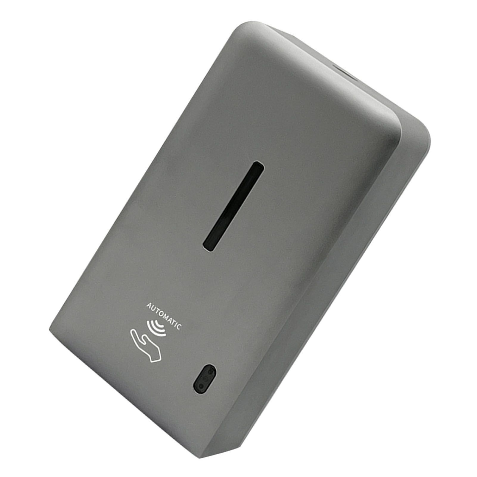 600ml Wall Mounted Soap Dispenser Touchless Adjustable 2 Levels Visible Window view 9