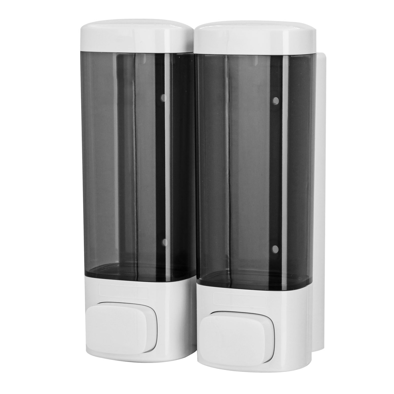 Double Soap Dispenser Drip Proof Wall Mounted Gel Hand Soap Dispenser for