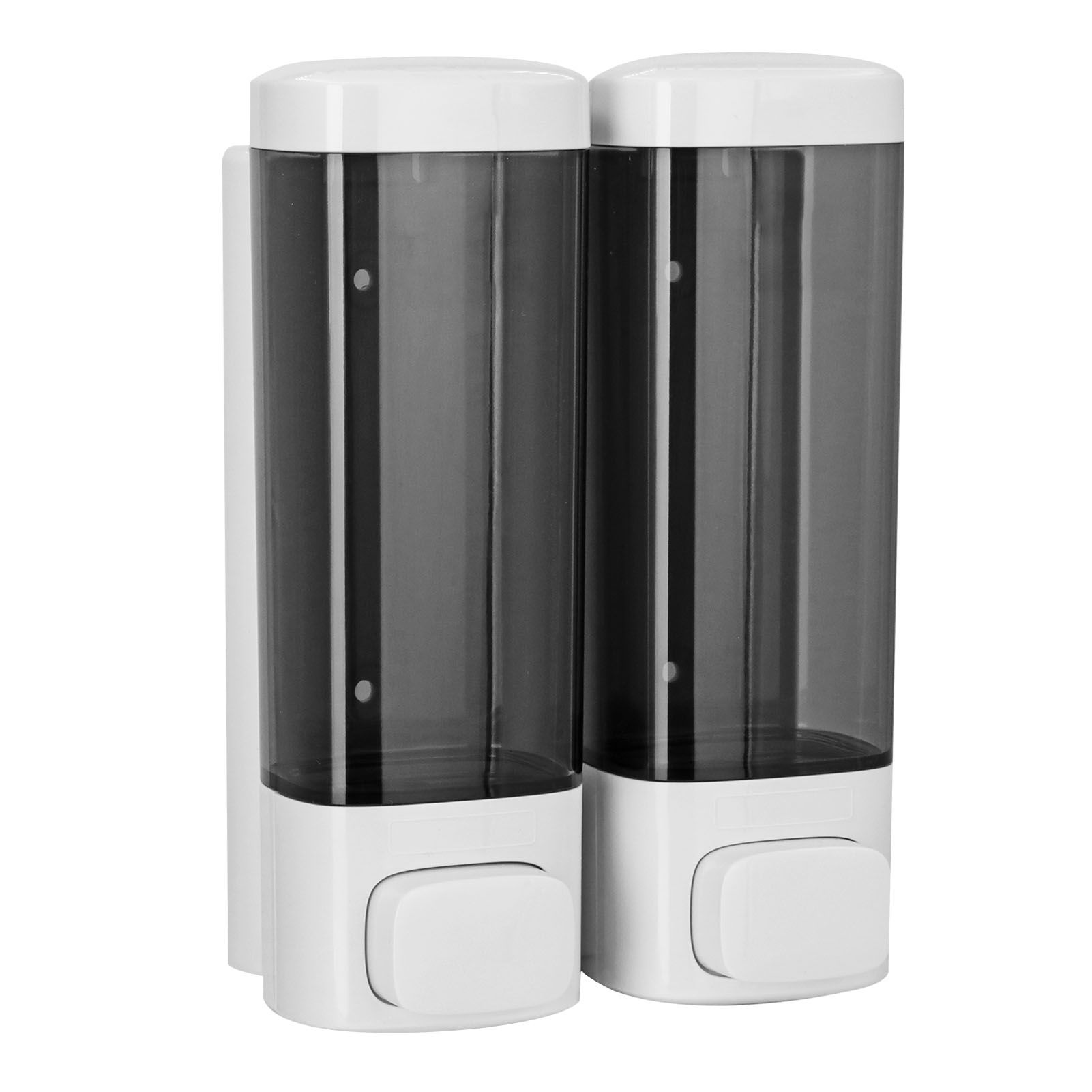 Double Soap Dispenser Drip Proof Wall Mounted Gel Hand Soap Dispenser for view 3