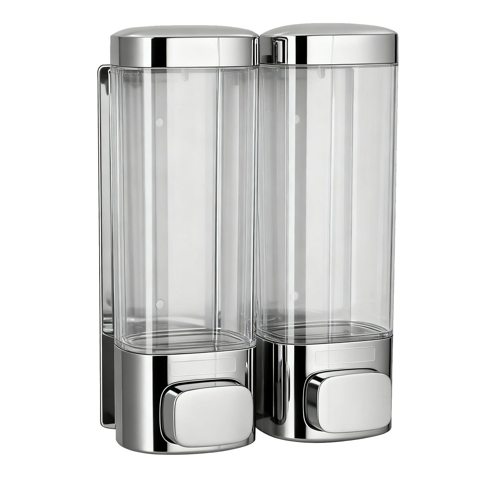 Double Soap Dispenser Drip Proof Wall Mounted Gel Hand Soap Dispenser for