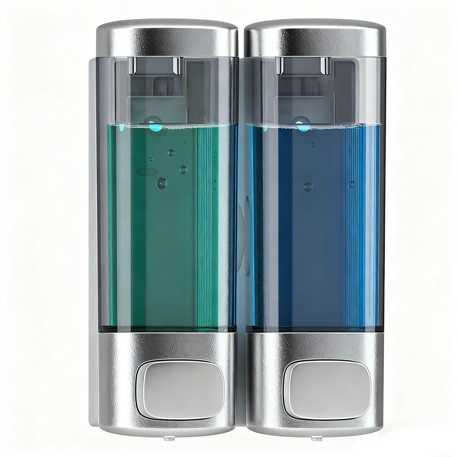 Double Soap Dispenser Drip Proof Wall Mounted Gel Hand Soap Dispenser for view 4