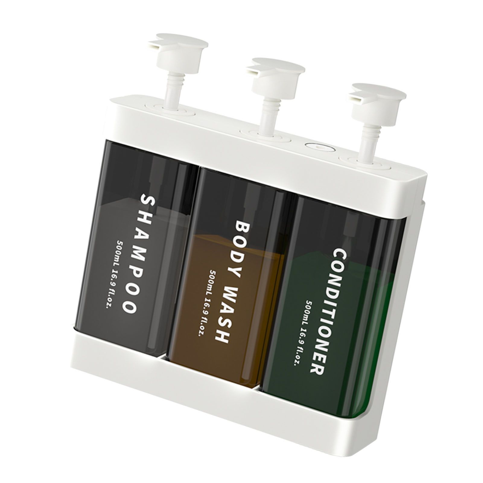 Soap Dispenser 3 Chamber Hand Press Soap Pump for Bathroom Kitchen Hotel view 10