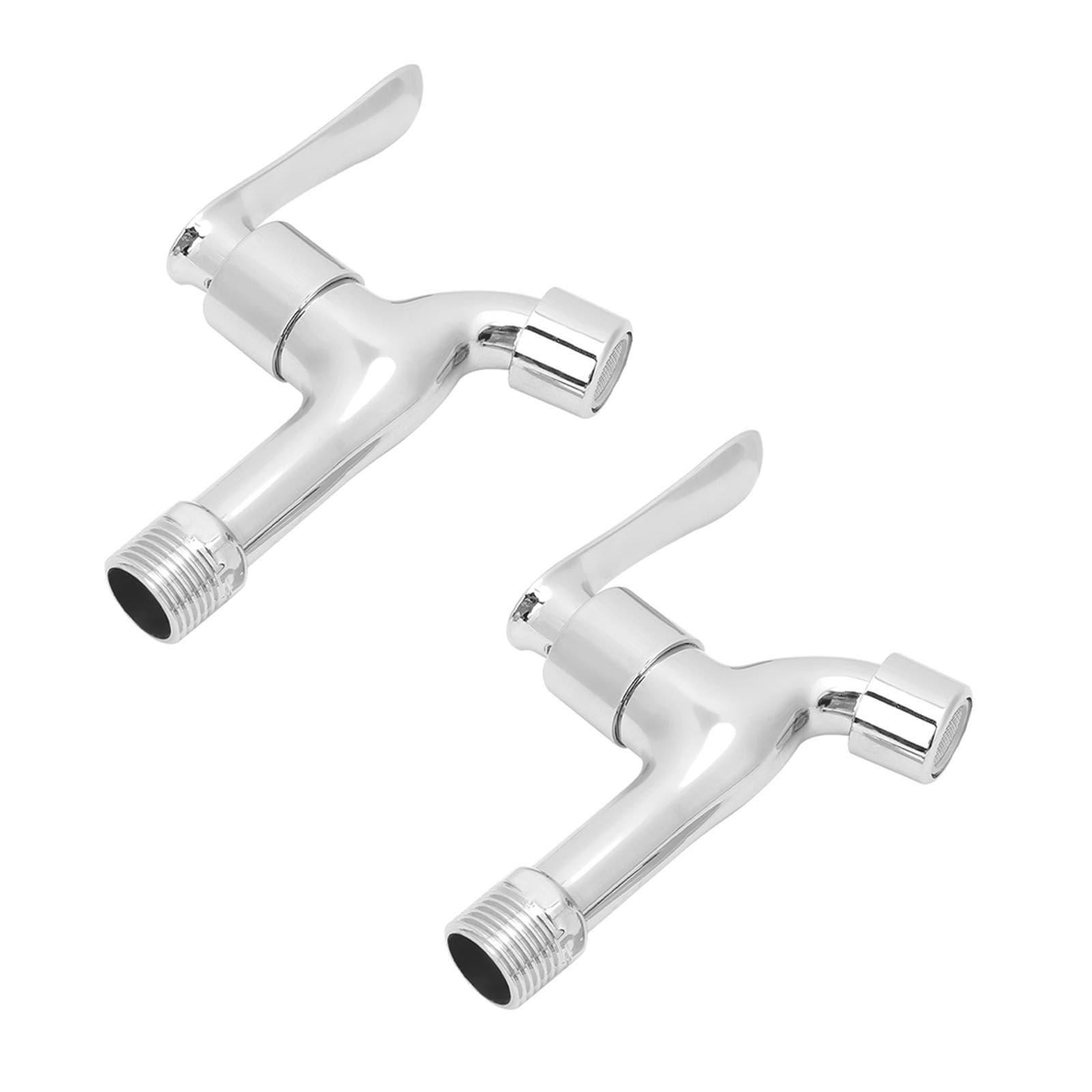 Basin Chrome Faucet Modern Elegant Chrome Finish Zinc Alloy Basin Sink Faucet