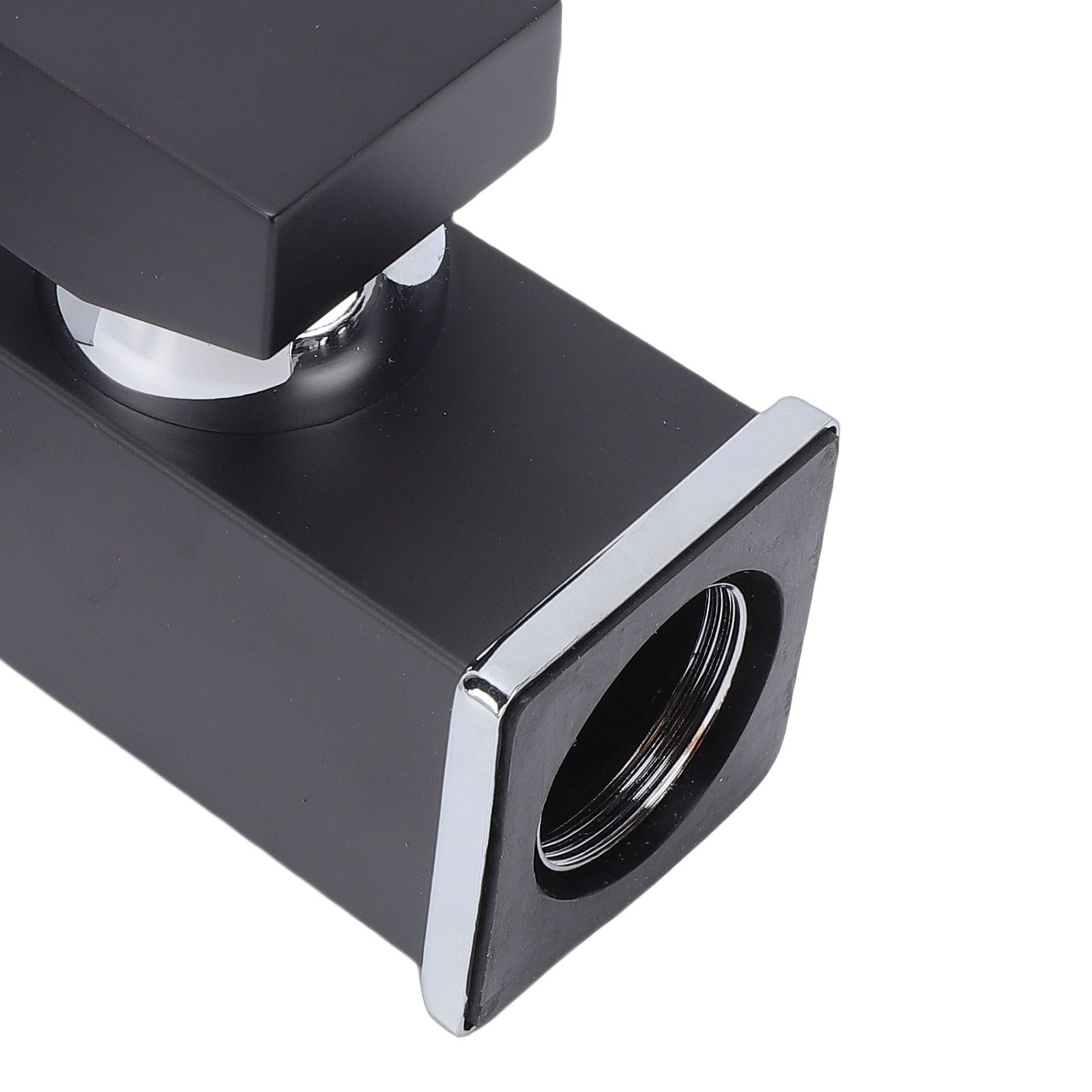 LED Bathroom Sink Faucet Black Waterfall Single Hole Handle Vanity Faucet with view 5