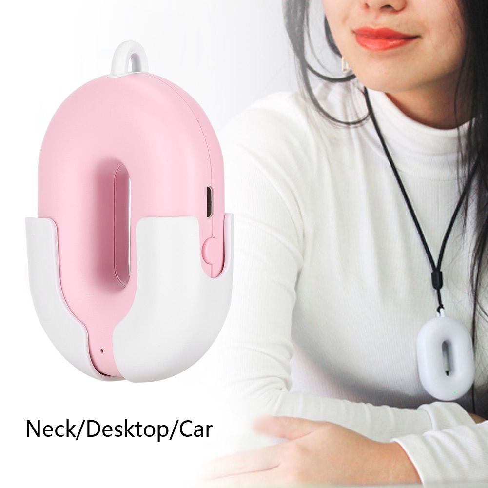 Neck Hanging Necklace Type Mini Portable Negative Ion Air Purifier Low Noise view 10
