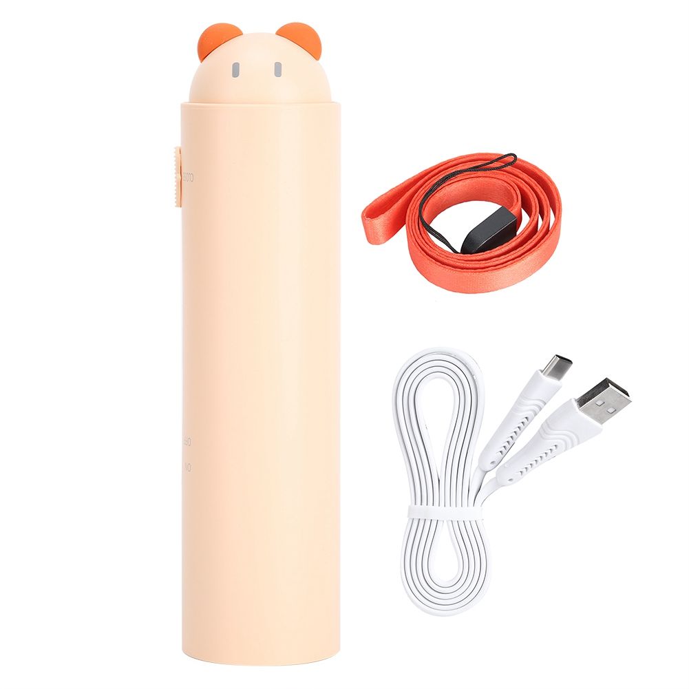 Mini Telescopic Fan Portable Hand Held Fan Power Bank USB Charging for Home view 2