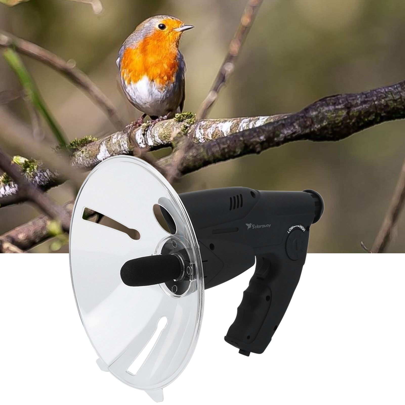 Birdwatching Telescope Bird Sound Observation Recorder Amplifier for Home Garden view 3