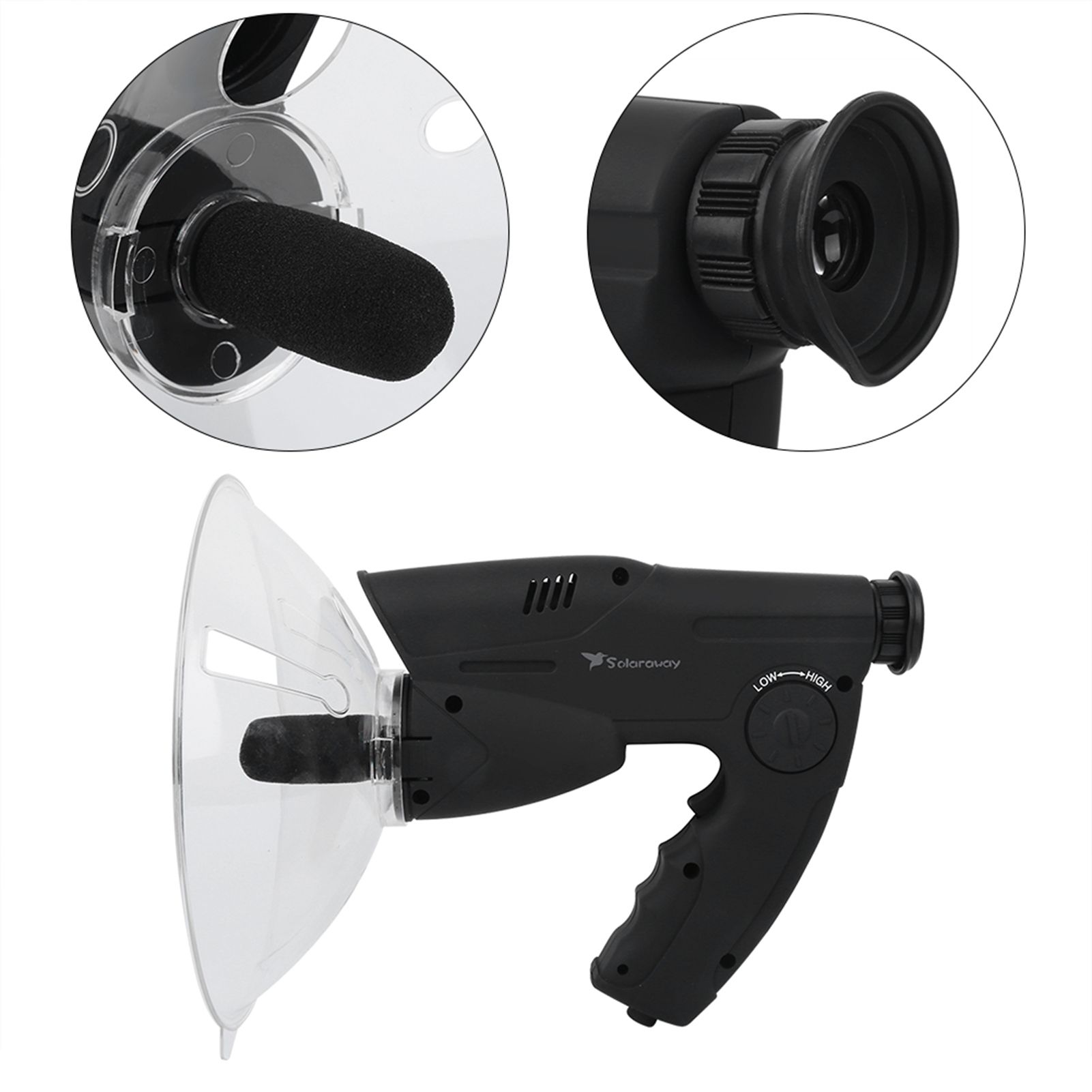 Birdwatching Telescope Bird Sound Observation Recorder Amplifier for Home Garden view 11