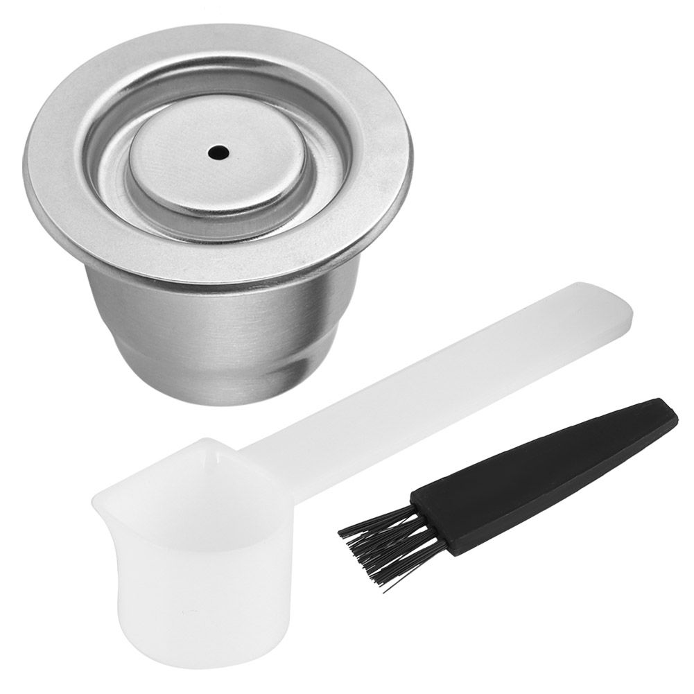 Stainless Steel Reusable Coffee Capsule Shell Coffee Filter Fit for Nespresso view 2