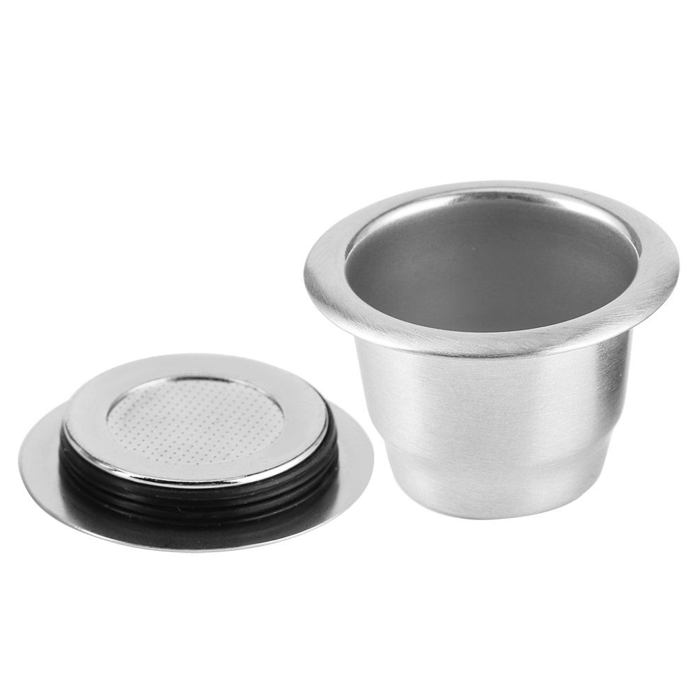 Stainless Steel Reusable Coffee Capsule Shell Coffee Filter Fit for Nespresso view 6