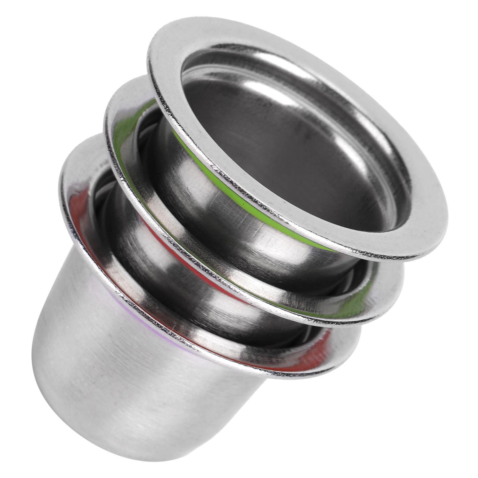 3Pcs/Set Coffee Capsule Reusable Pod Stainless Steel Refillable Filter view 7