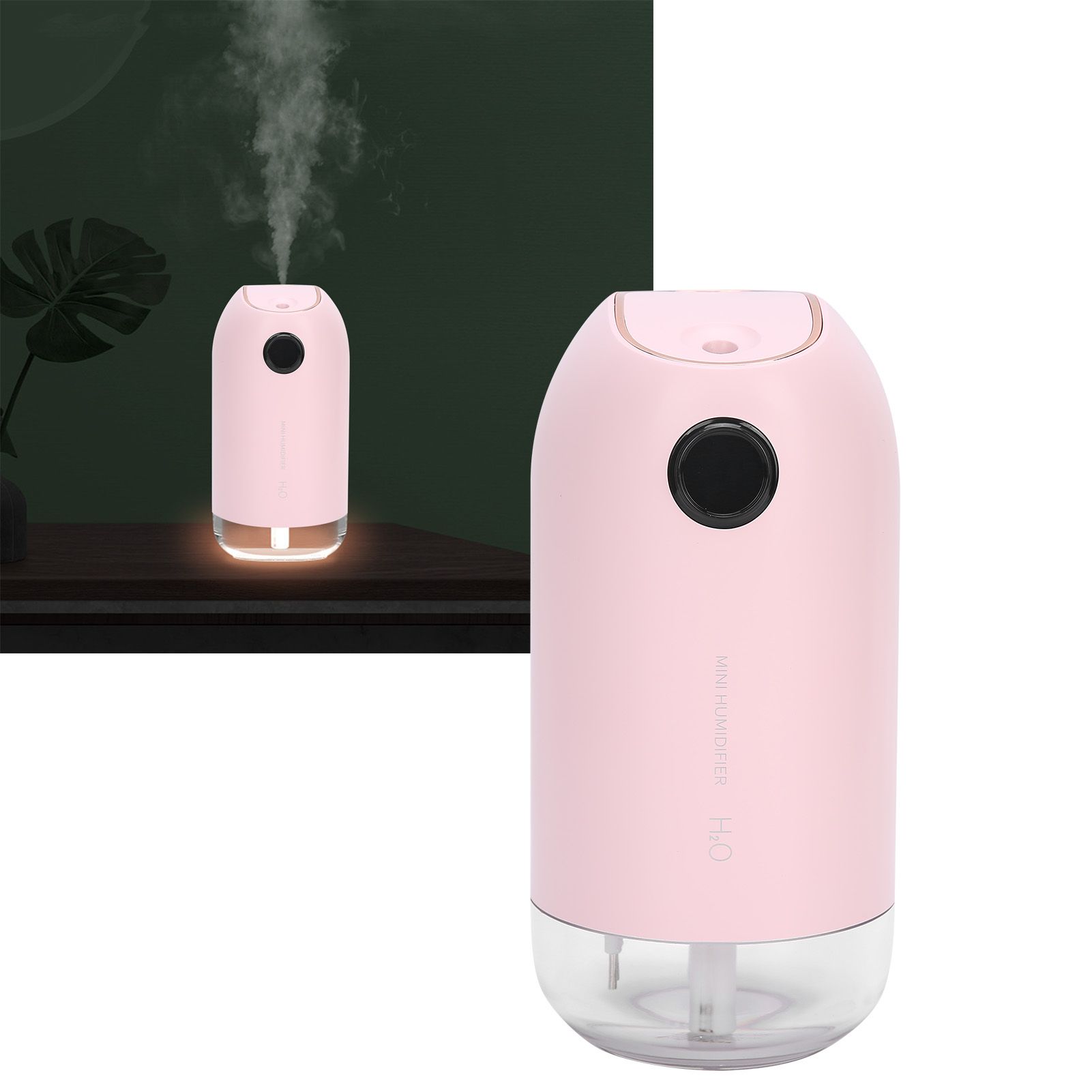 500ml Mini Air Humidifier Portable USB Rechargeable Mist Fogger Maker with view 10