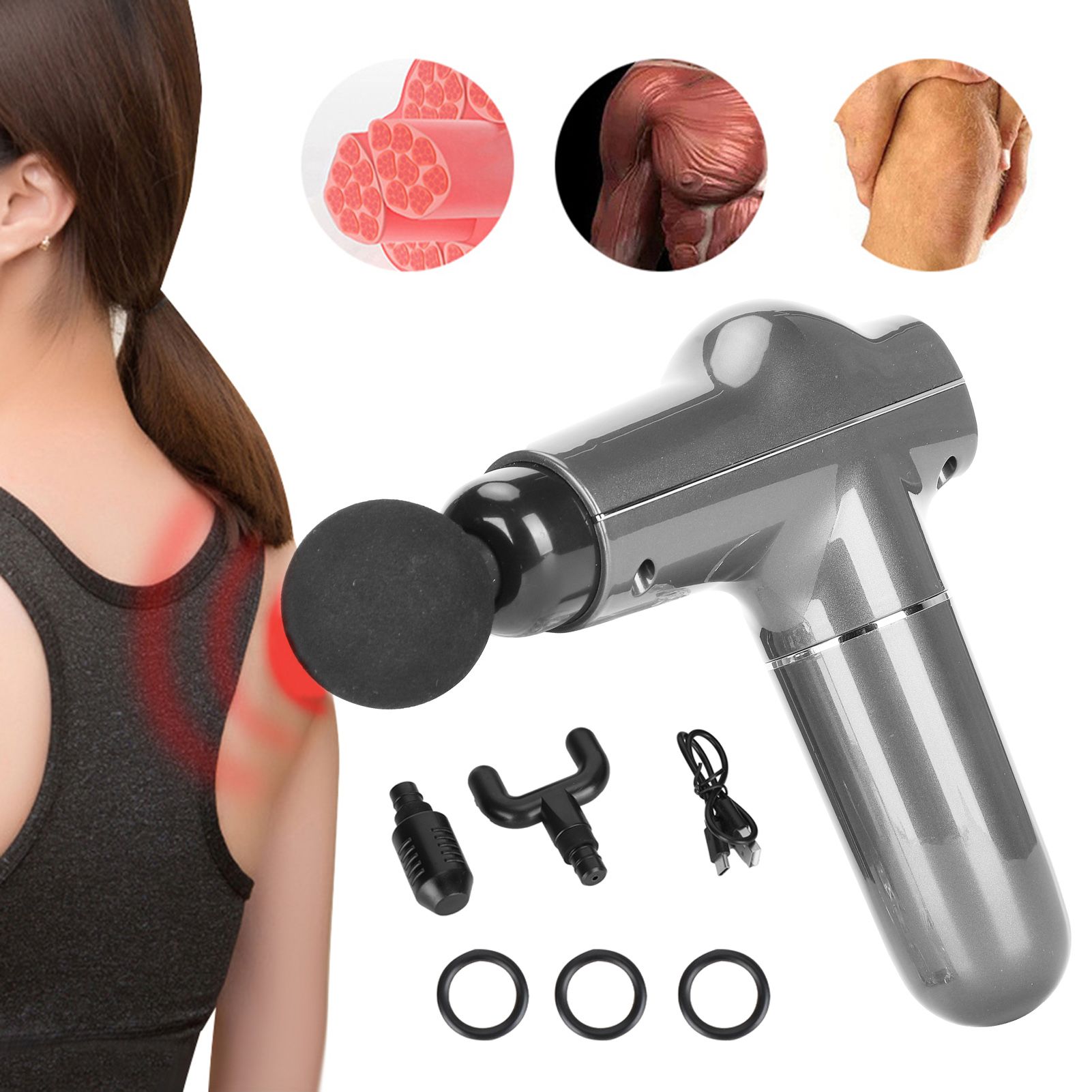 Mini Muscle Stimulator Body Relaxation Portable Muscle Massager Equipment with view 10