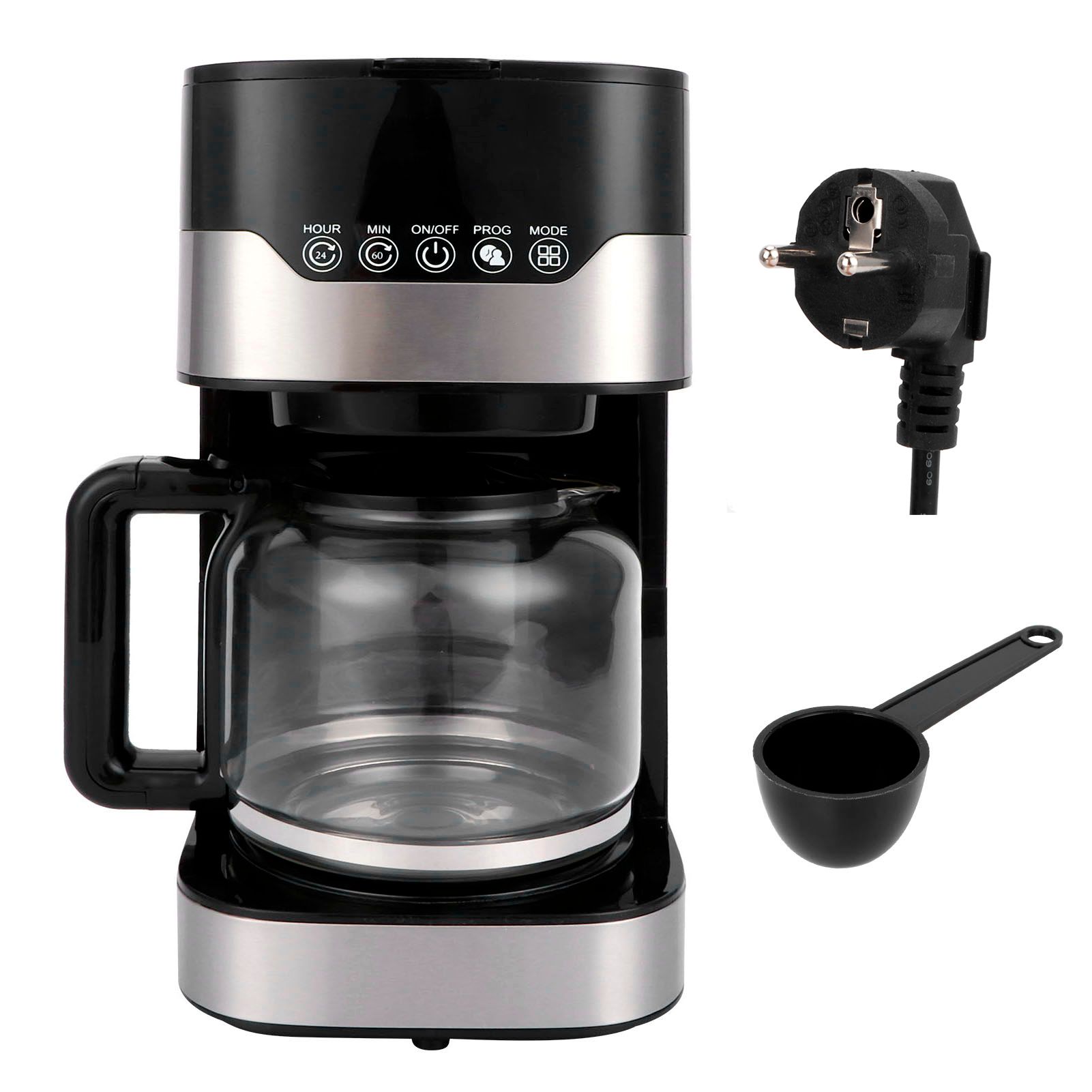 1.5L Tea Coffee Maker 900W Full Automatic Coffee Machine for Home Office view 2