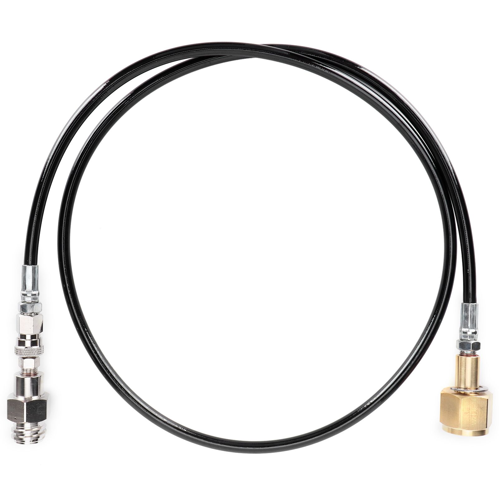 CO2 Cylinder Refill Adapter W21.8-14 with 50 inch Hose CO2 Tank Soda Maker view 8