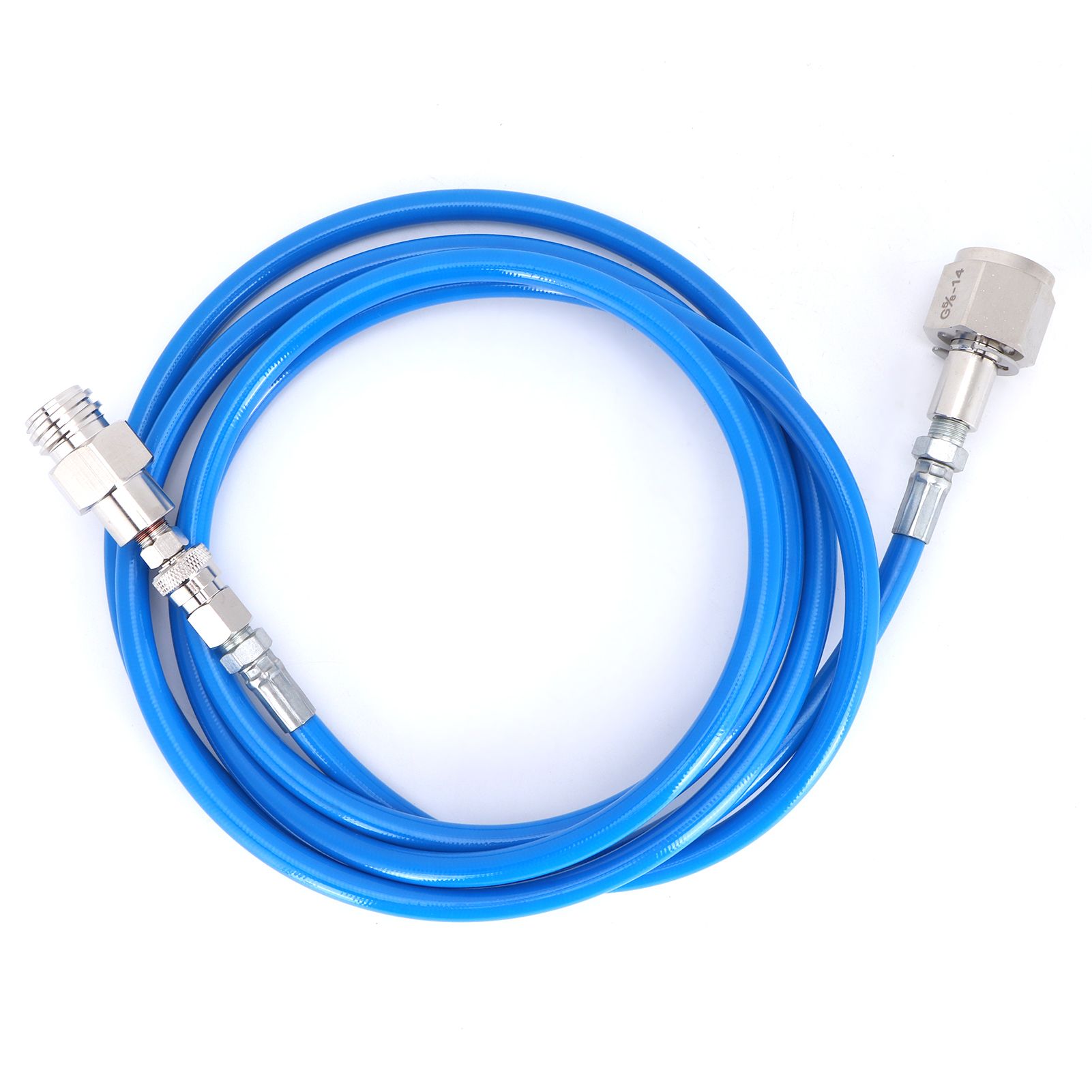 G5/8‑14 2.5m External Soda Hose Universal CO2 Gas Cylinder Refilling Adapter view 4