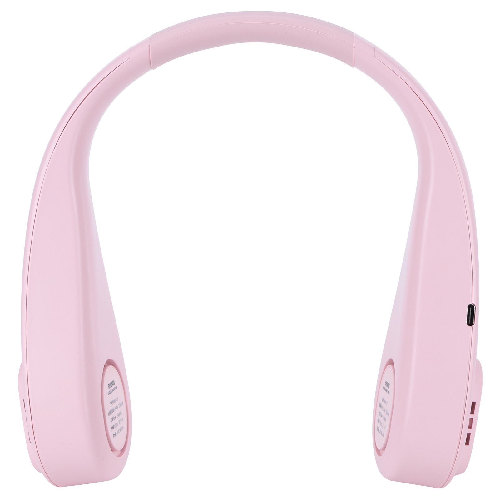 Pink Adjustable Hanging Neck Fan Portable Mini USB Electric Fan for Outdoor Home view 4
