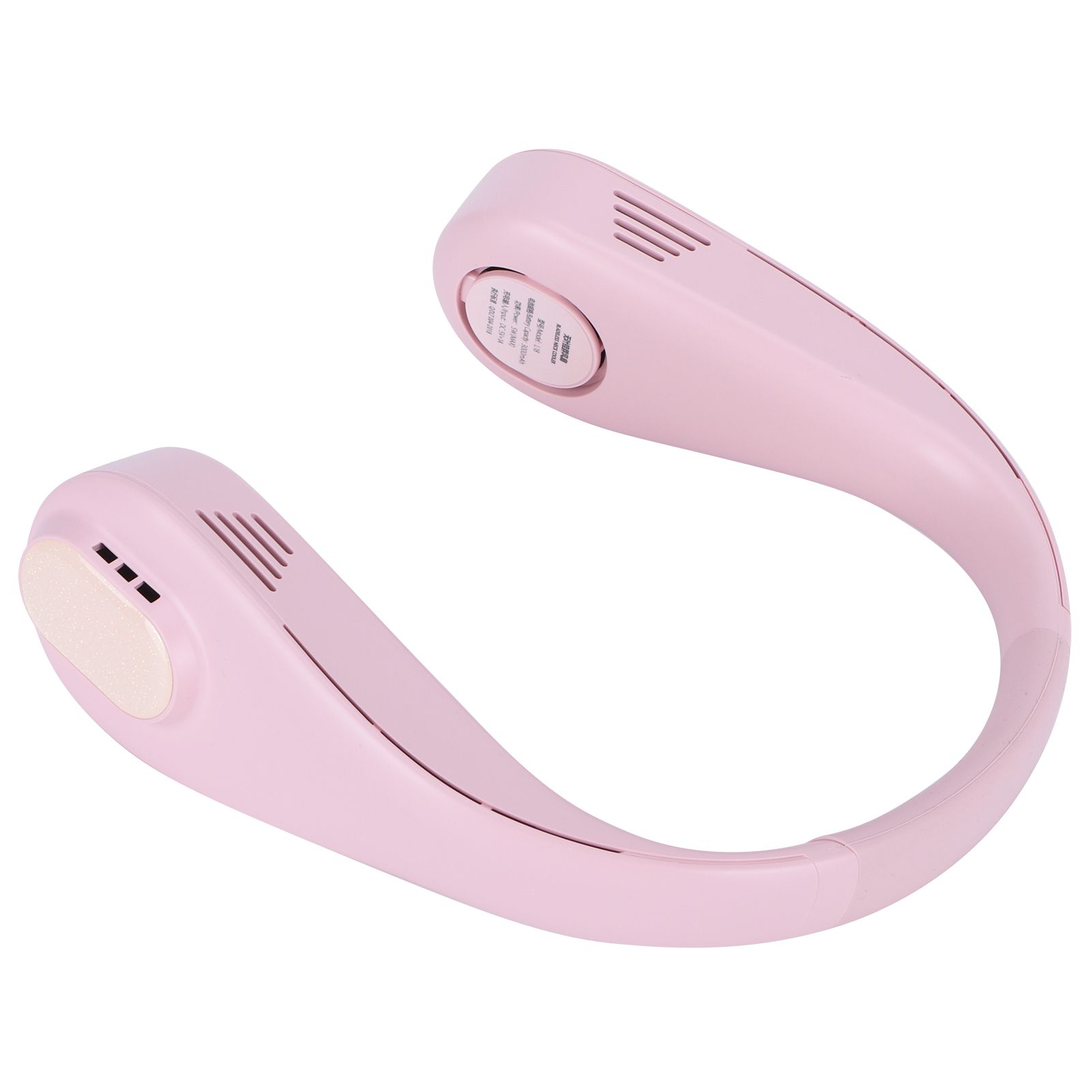 Pink Adjustable Hanging Neck Fan Portable Mini USB Electric Fan for Outdoor Home view 6