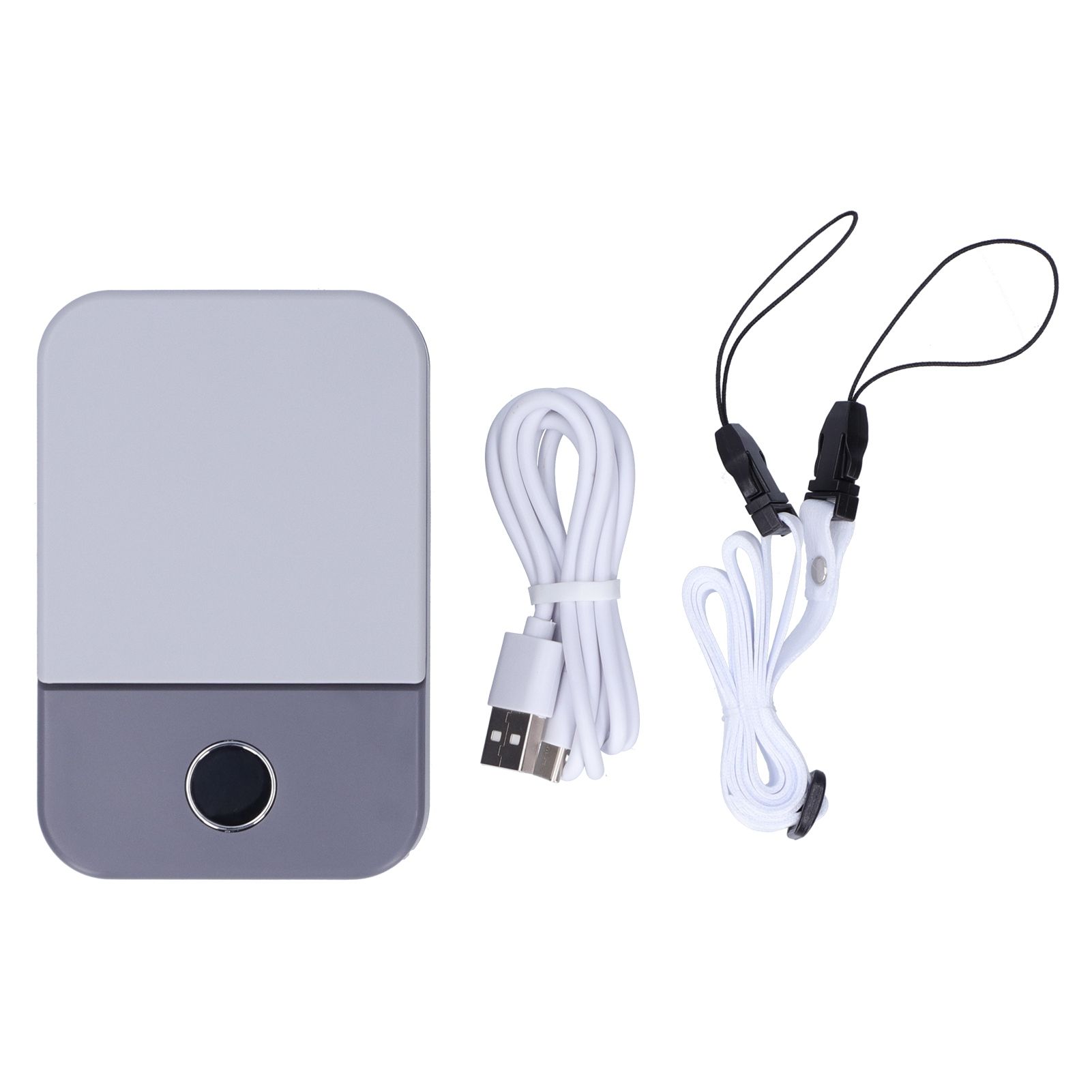 LED Digital Display Electric Fan USB Charging Portable Hanging Neck Electric view 2
