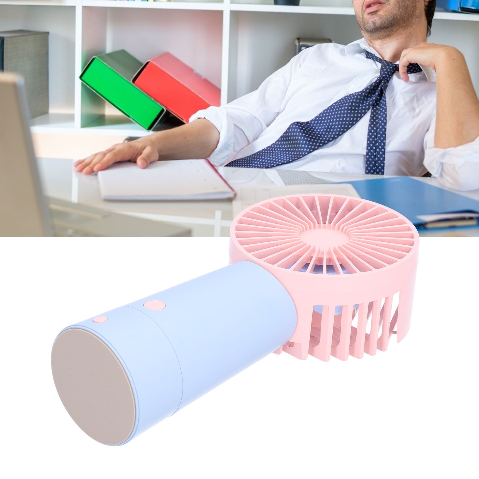 Magnetic Suction Fan Portable Adjustable USB Charging Electric Fan for view 12