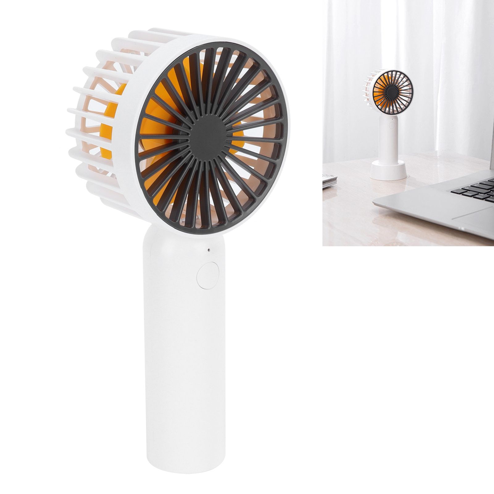 Mini Handheld Fan Desktop DualPurpose USB Charging Small Fan for Home view 12