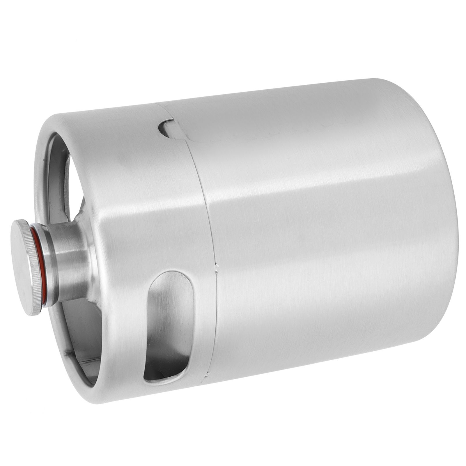 2L Beer Keg Mini Stainless Steel Beer Barrel with Spiral Lid for Home Brewing view 5