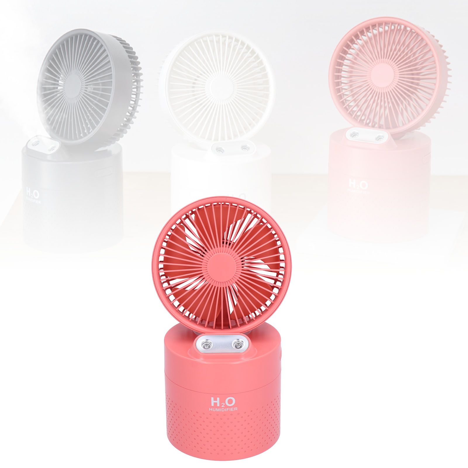 4000mAh Humidifier Fan Dual Mist Spray USB Charging Fan Cooling Humidifier for view 11