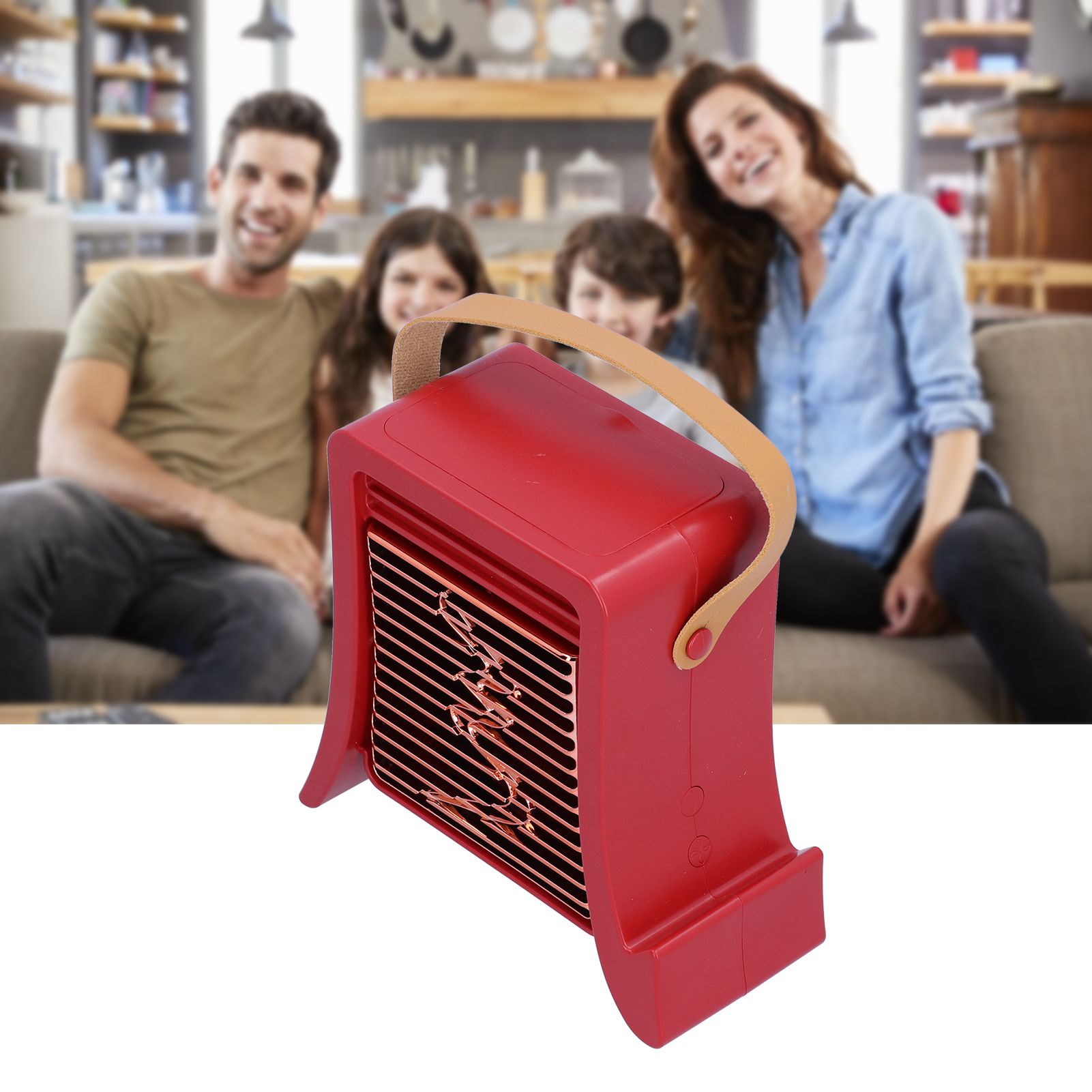 LED Humidification Fan Portable USB Charging Cooling Fan for Living Room view 11