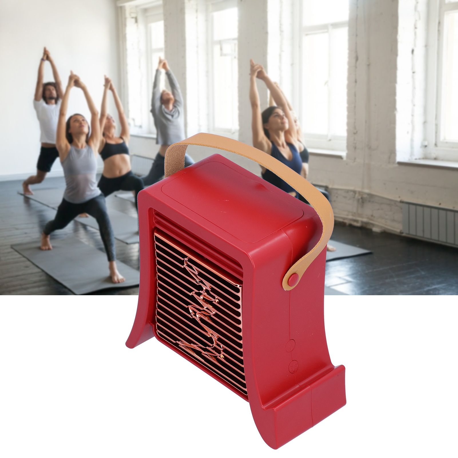 LED Humidification Fan Portable USB Charging Cooling Fan for Living Room view 12