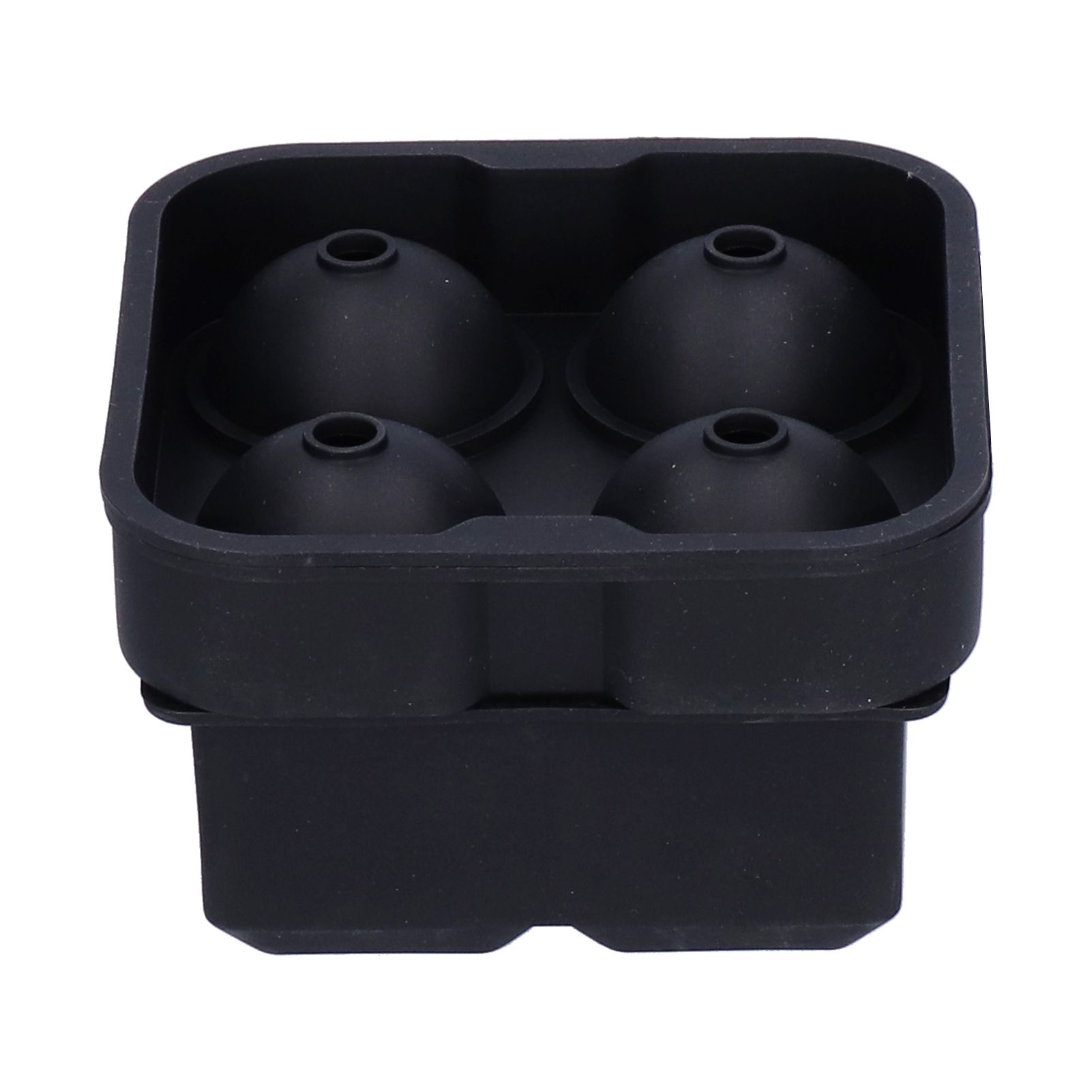 2Pcs Ice Mold 4‑Grids Reusable Elastic Silicone DIY Ice Cubes Maker Mold Tray view 3
