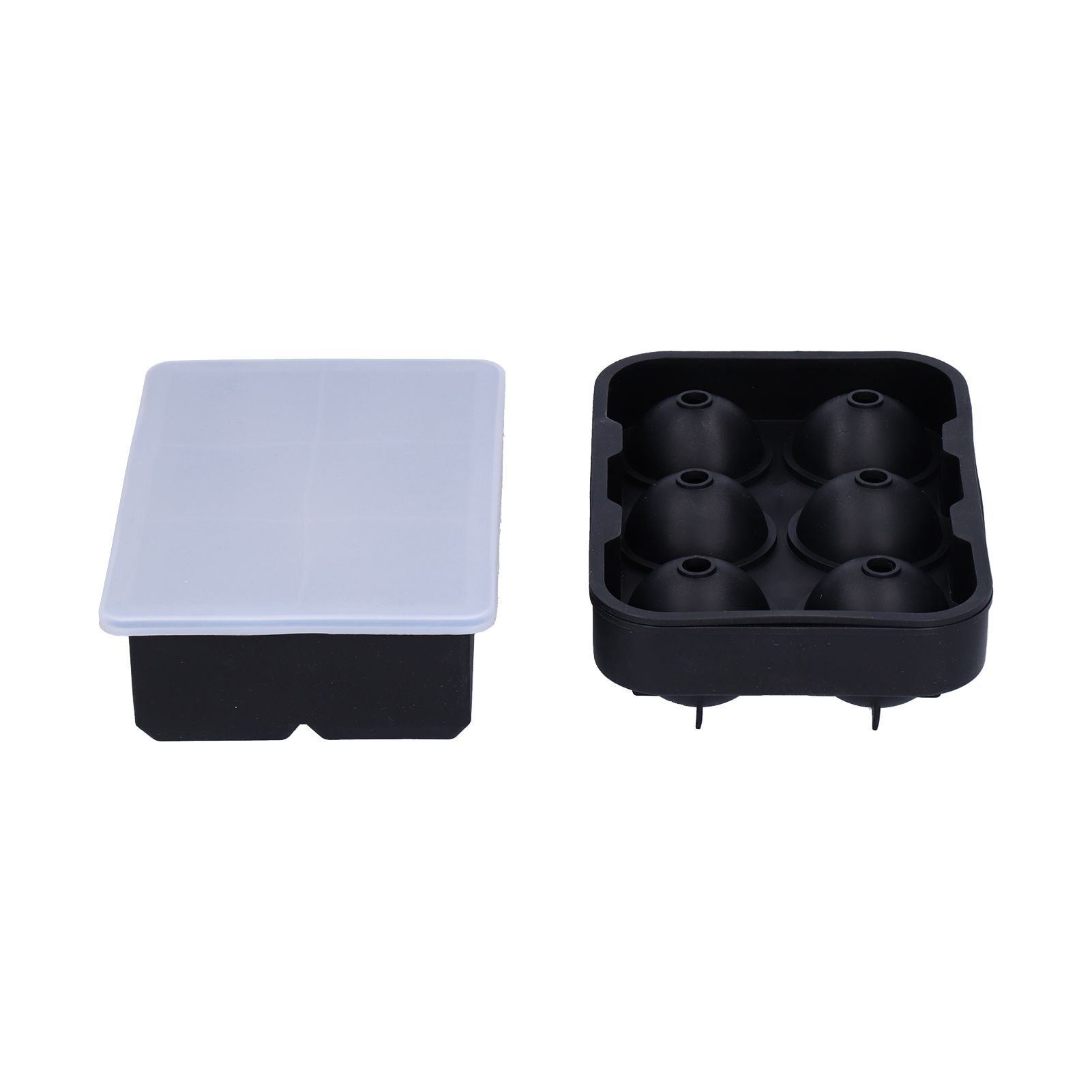 2PCS 6 Grid Ice Cubes Tray Silicone NonStick Ice Cubes Maker DIY Kitchen view 3