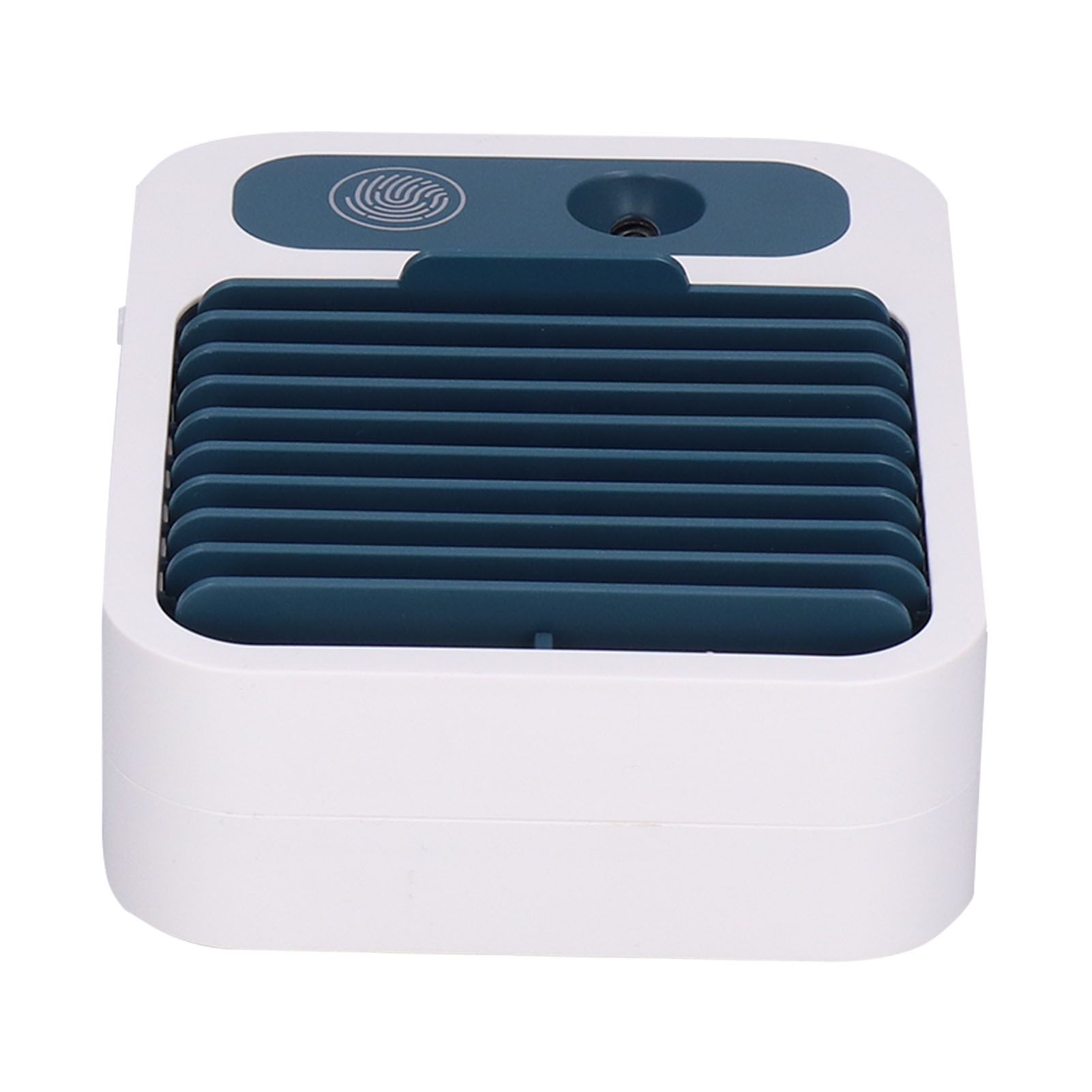 Humidifying Spray Fan Mini Portable Air Cooler Handheld USB Charging Fan White view 10
