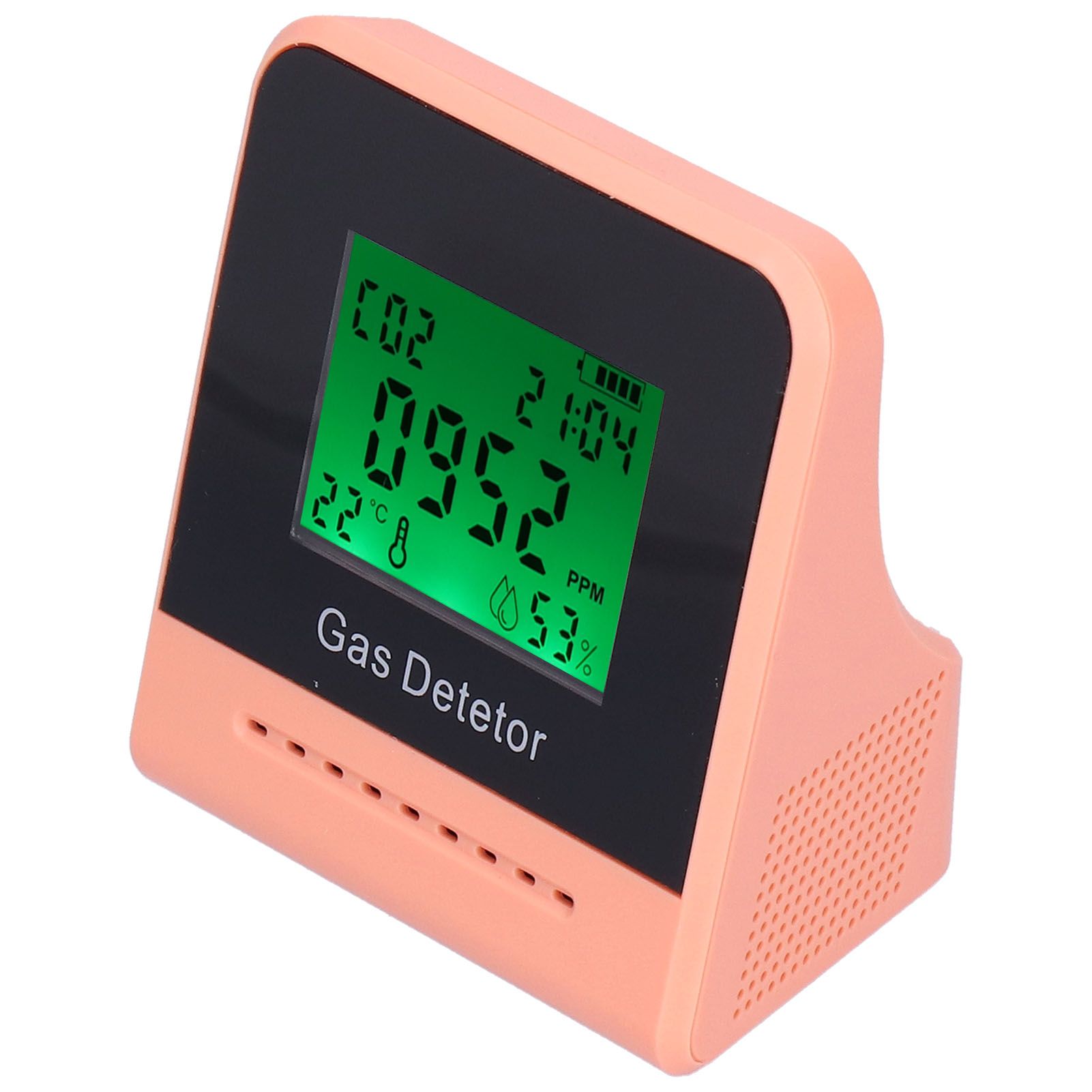 400-5000ppm Air Quality Detector CO Temperature Humidity Monitor with Clock view 4