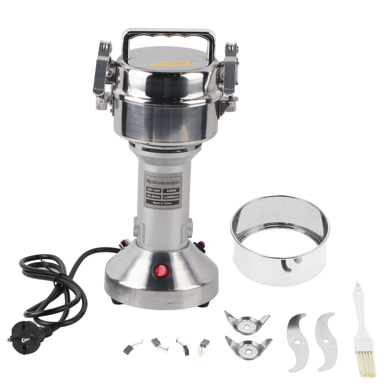 100g Stainless Steel Coffee Grinder Small Electric Coffee Bean Grinding Machine view 2
