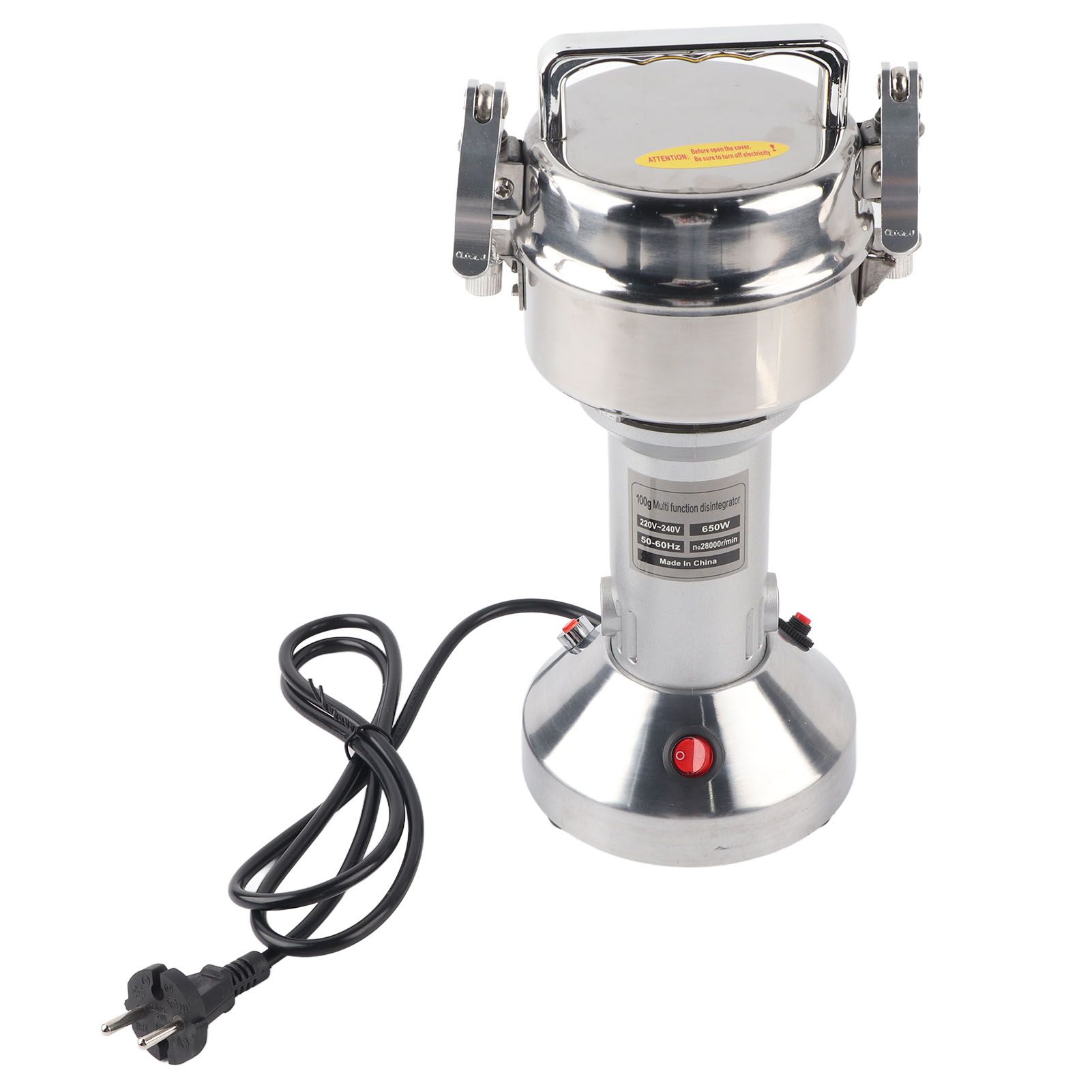100g Stainless Steel Coffee Grinder Small Electric Coffee Bean Grinding Machine view 6