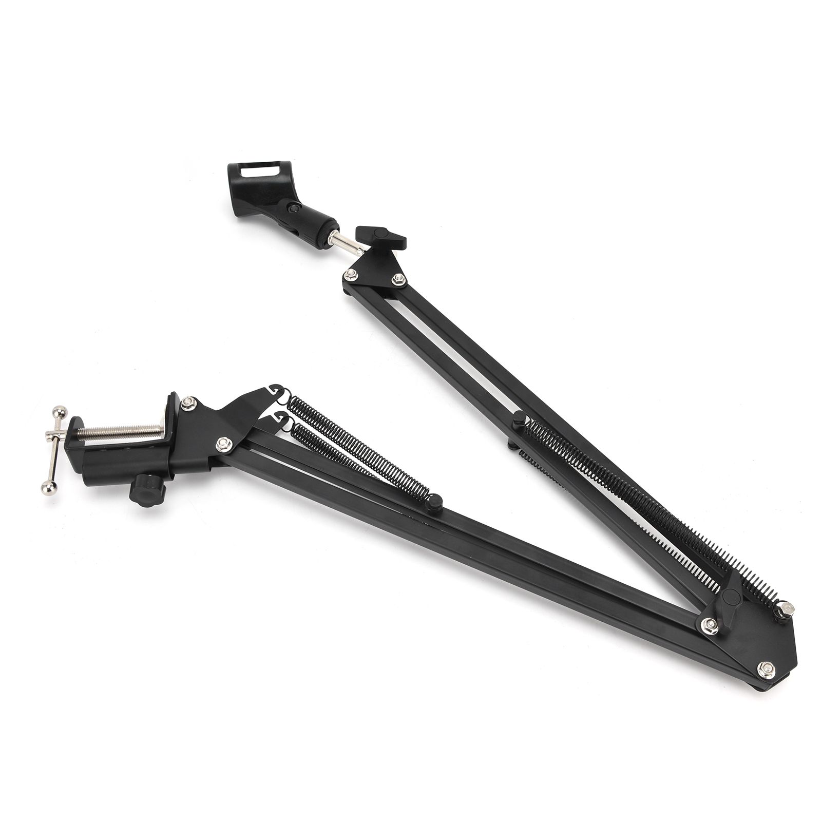 Microphone Stand Desktop Folding Telescopic Live Metal Stable Universal view 5