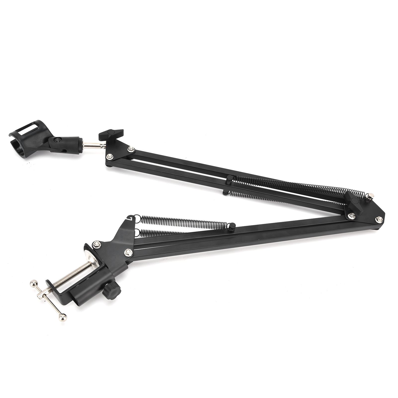Microphone Stand Desktop Folding Telescopic Live Metal Stable Universal view 6