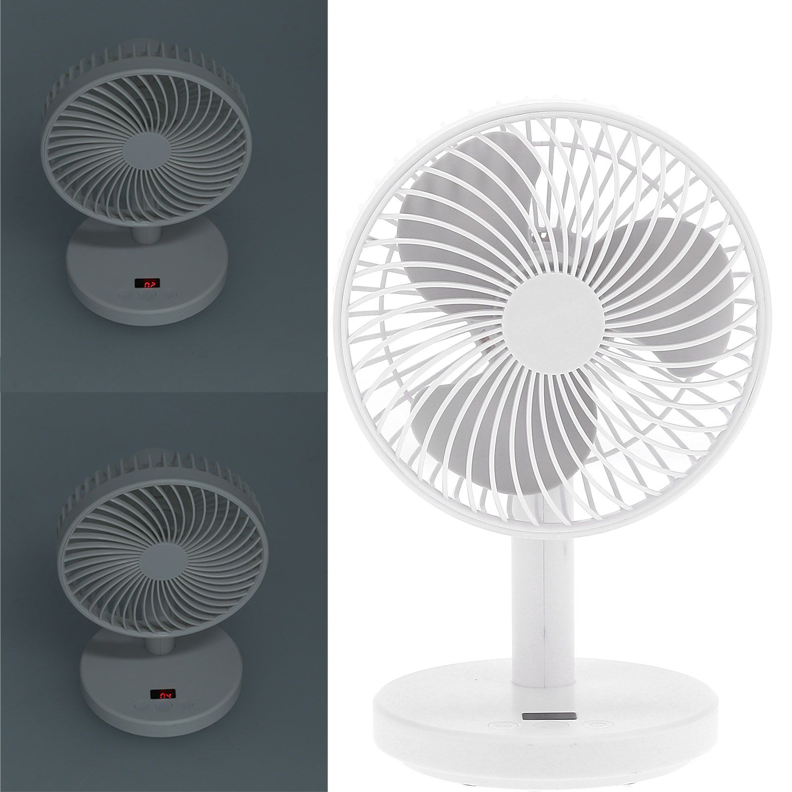 Desktop Fan Mini 4 Gears Wind USB Charging Fan with Strong Wind Desktop Fan view 11