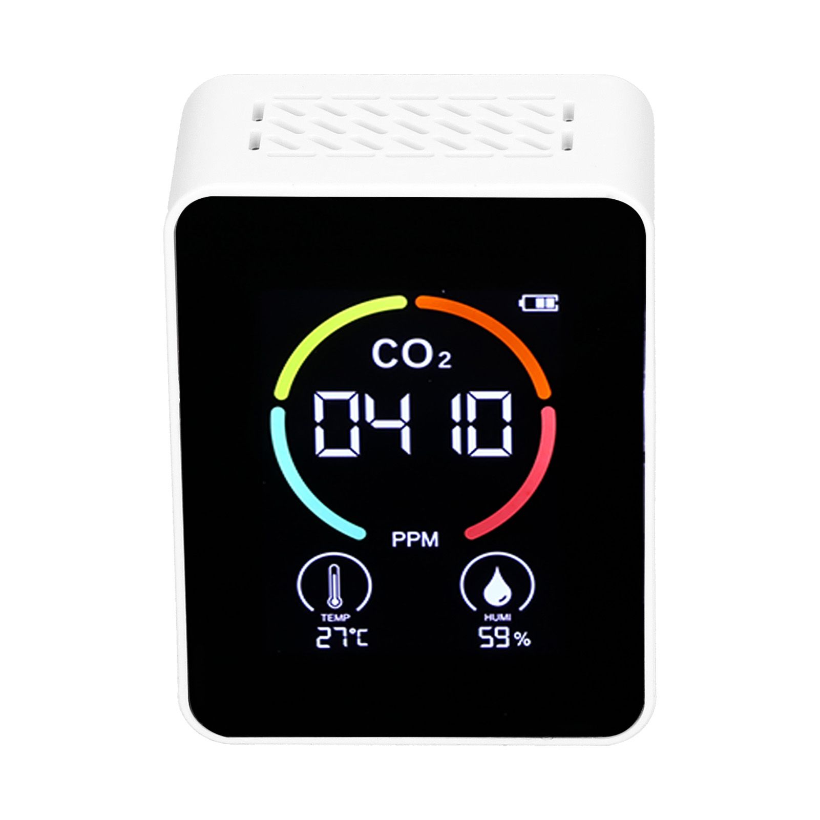 Carbon Dioxide Detector Semiconductor USB Charging LCD Temperature Humidity view 5