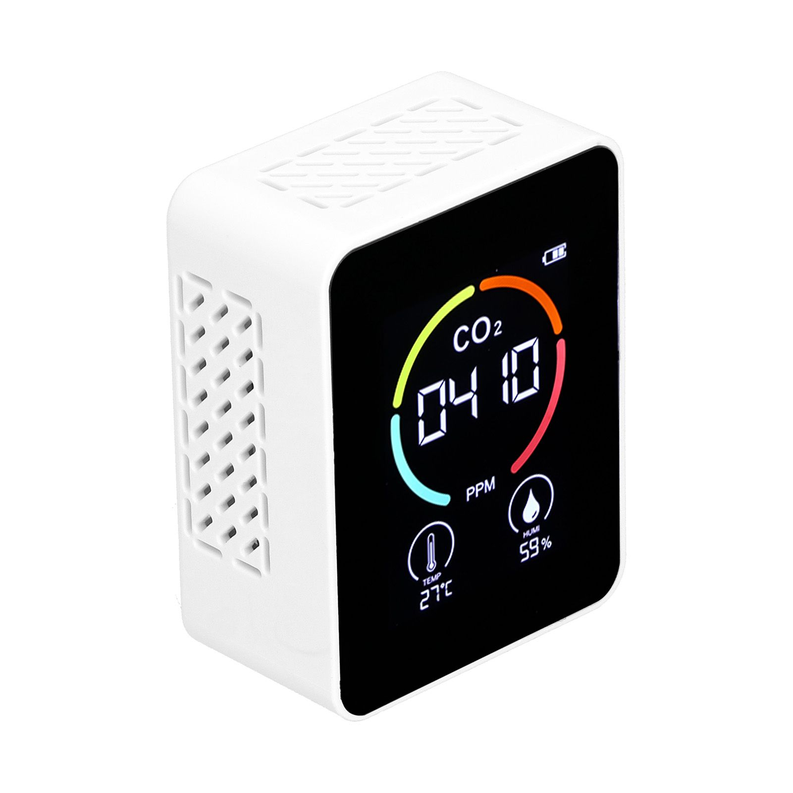 Carbon Dioxide Detector Semiconductor USB Charging LCD Temperature Humidity view 6