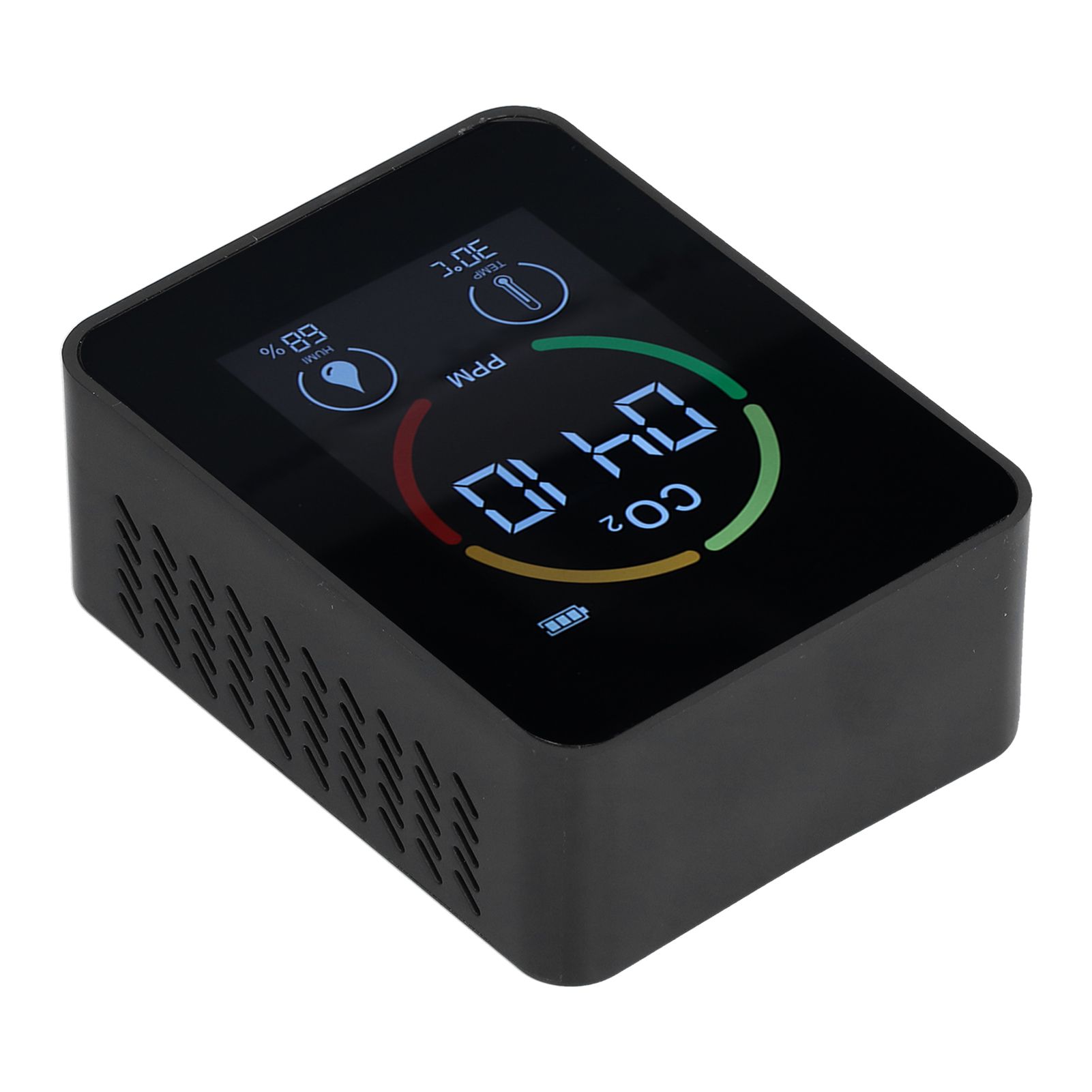 Smart Carbon Dioxide Detector USB Charging Infrared Temperature Humidity Air view 6