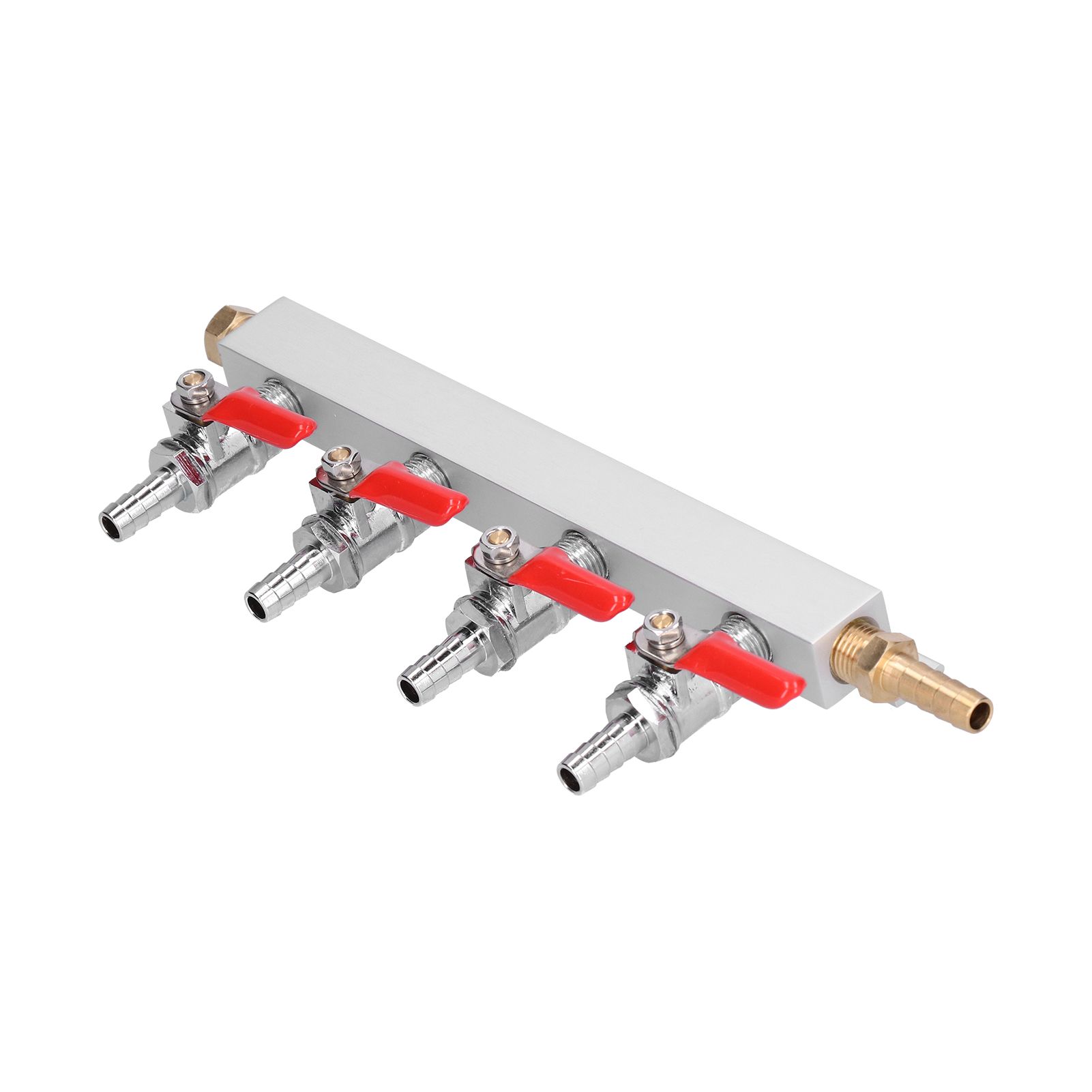 4 Way CO2 Gas Distribution Manifold with 5/16in Beer Integrated Check Valves view 5