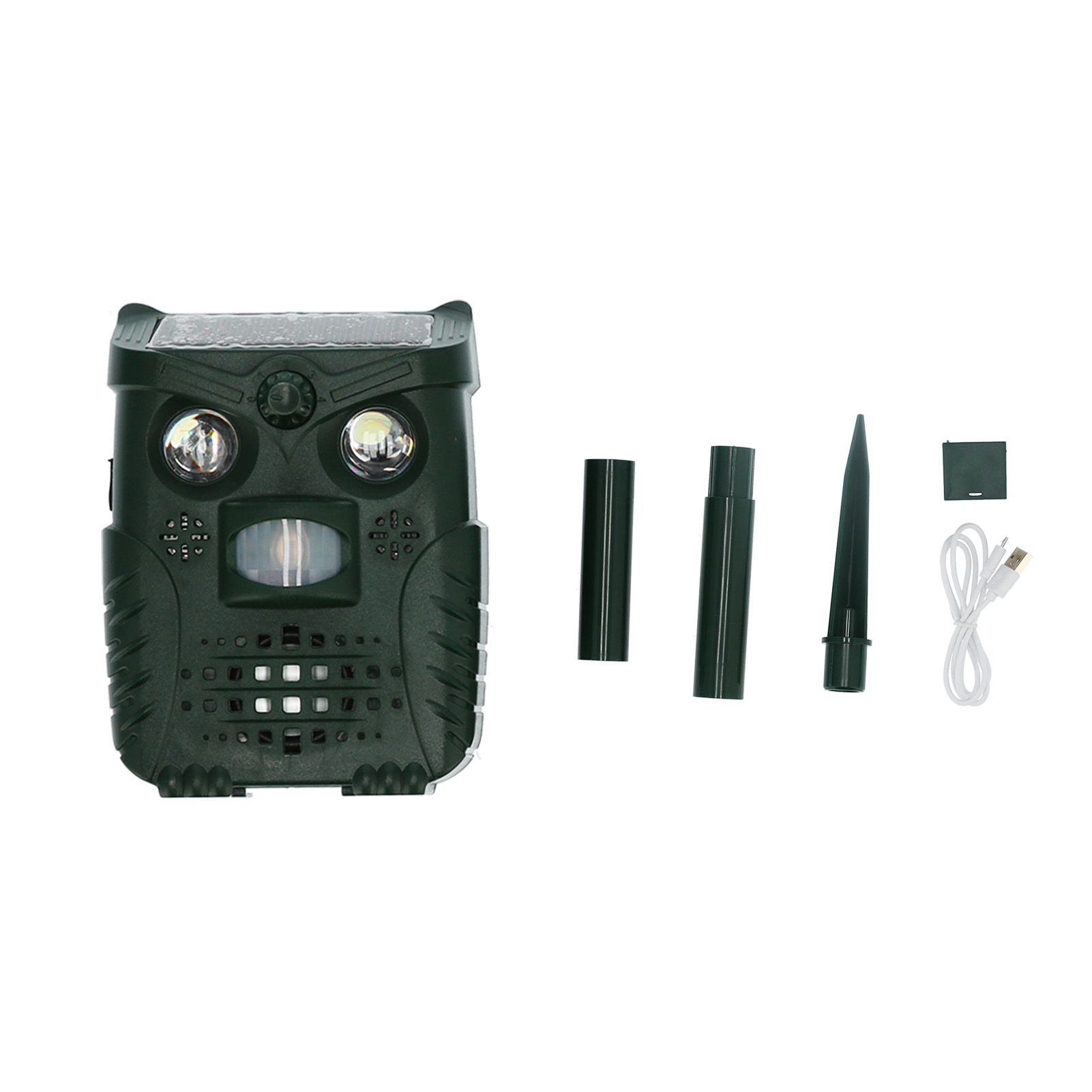 4‑Gears Solar Animal Repeller Ultrasonic Waterproof Mouse Repellent for Garden view 2